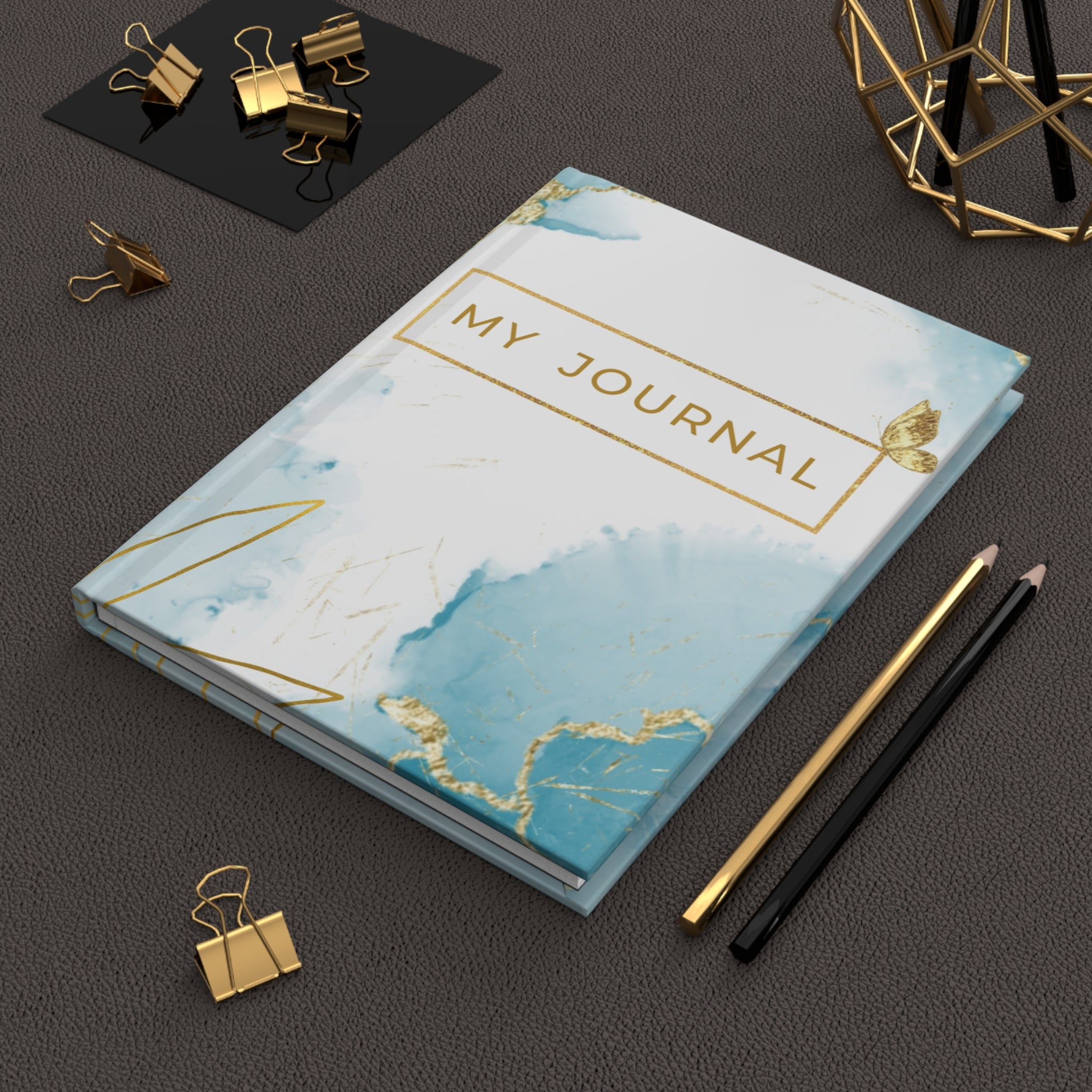 Elegant Marble Hardcover Journal