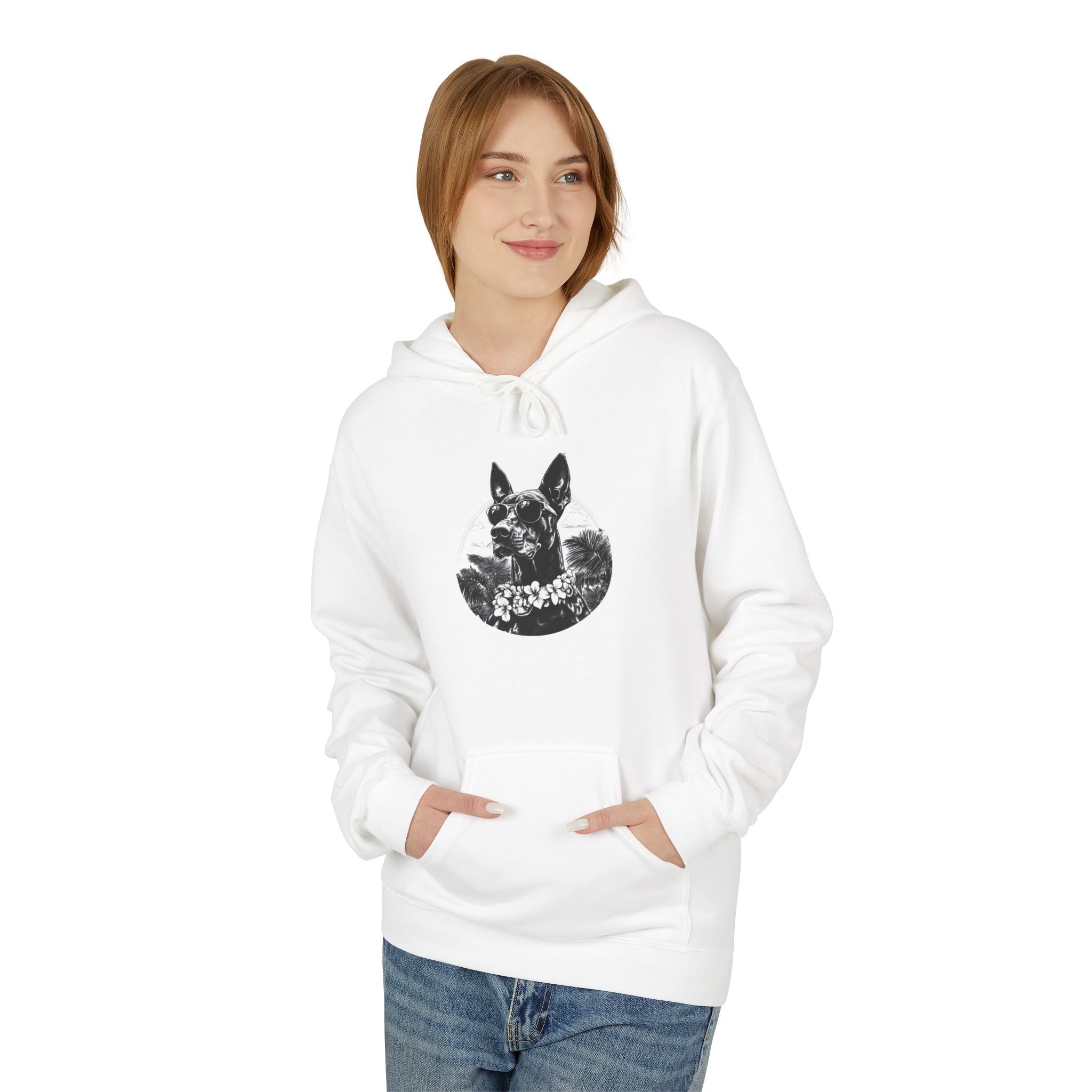 Cozy Nature-Inspired Fleece Hoodie