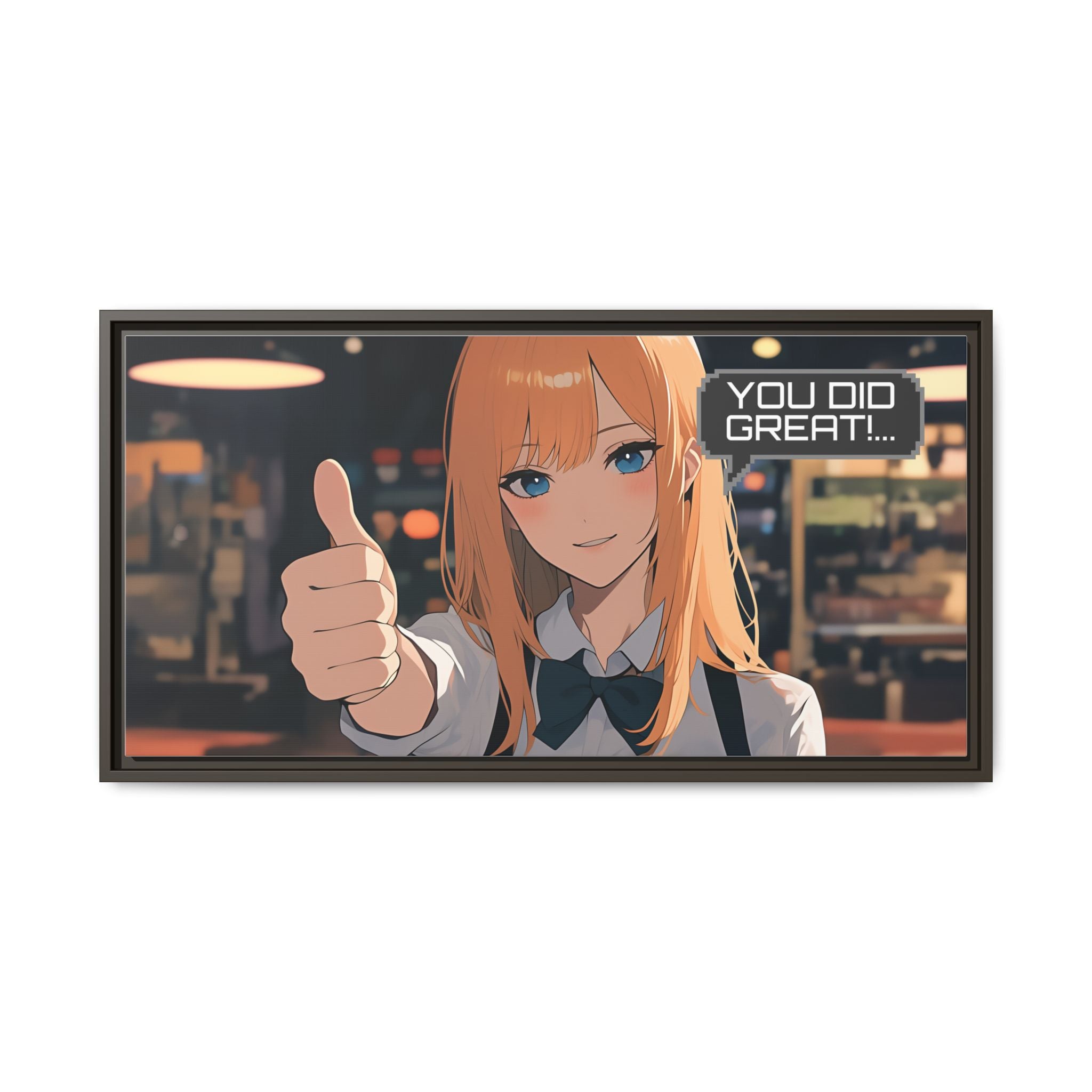 Motivational Framed Canvas Wall Art