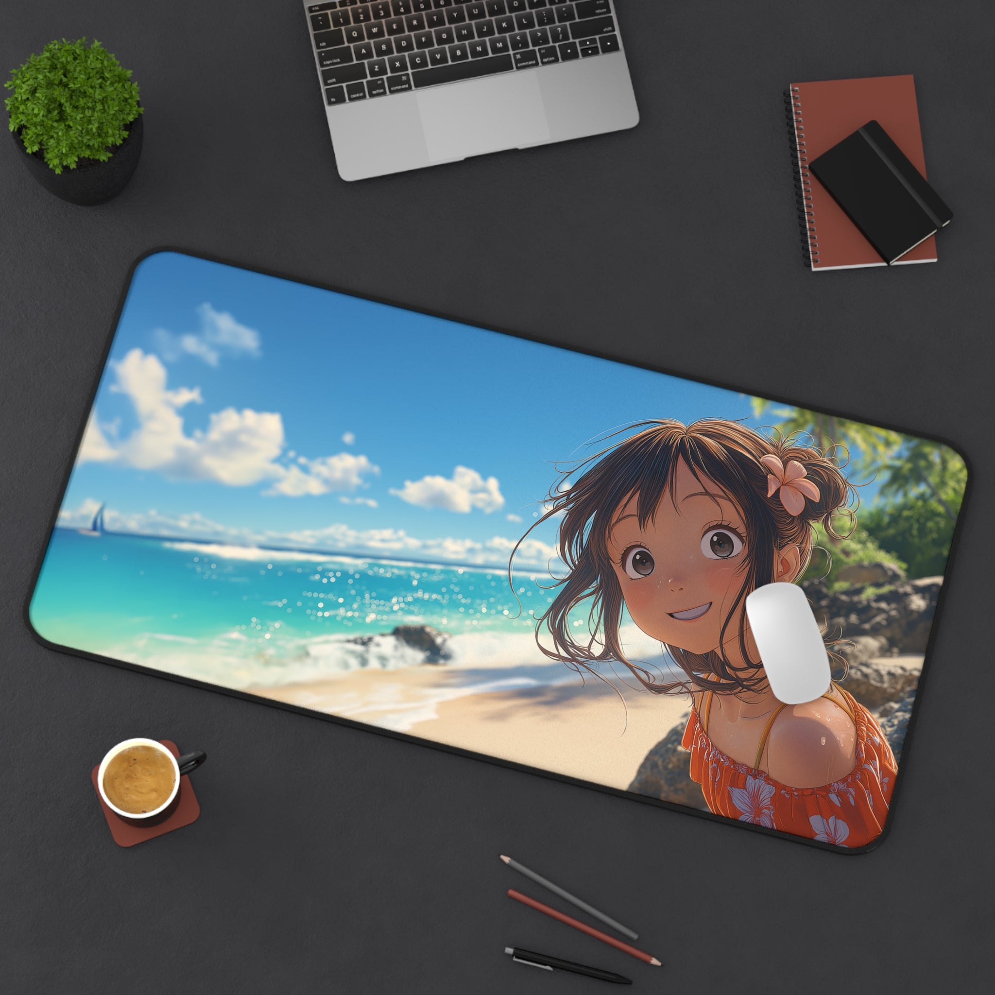 Beach Vibes Desk Mat