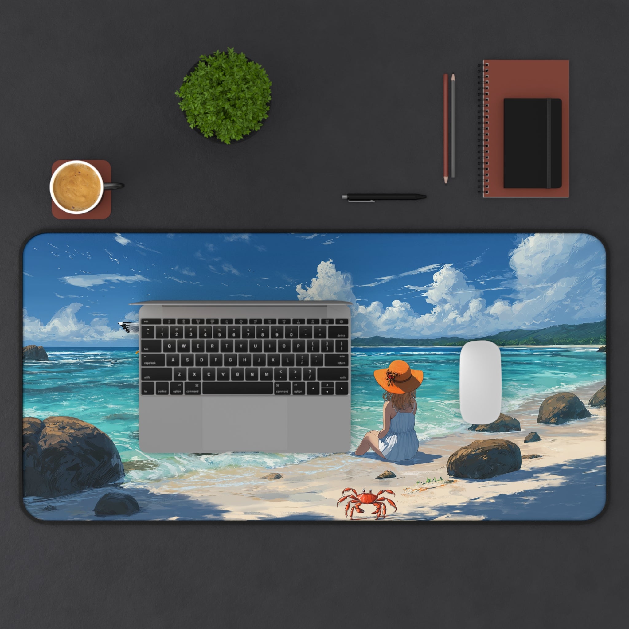Beach Oasis Desk Mat