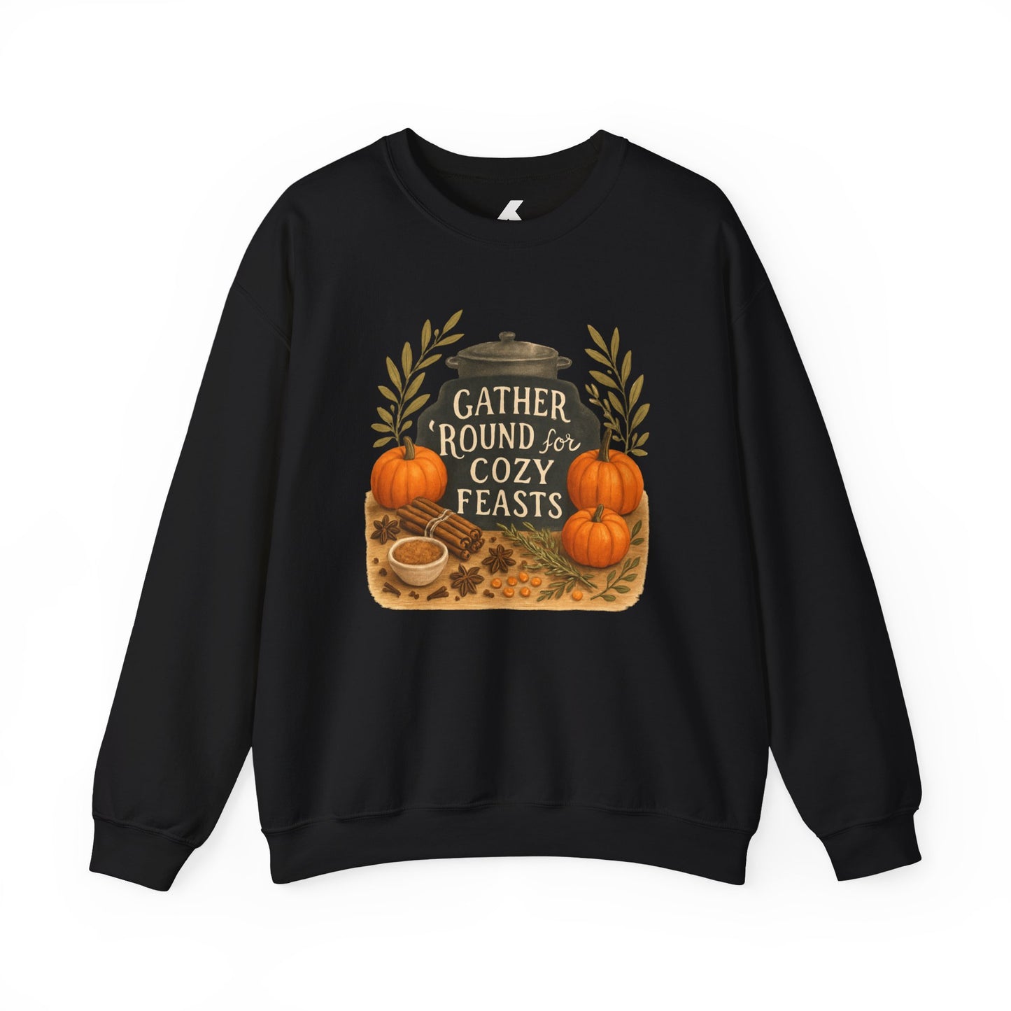 Gather Round for Cozy Feasts Sweatshirt