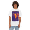 Thermal Imaging Unisex Oversized Boxy Tee - Unique Graphic T-Shirt for Tech Lovers