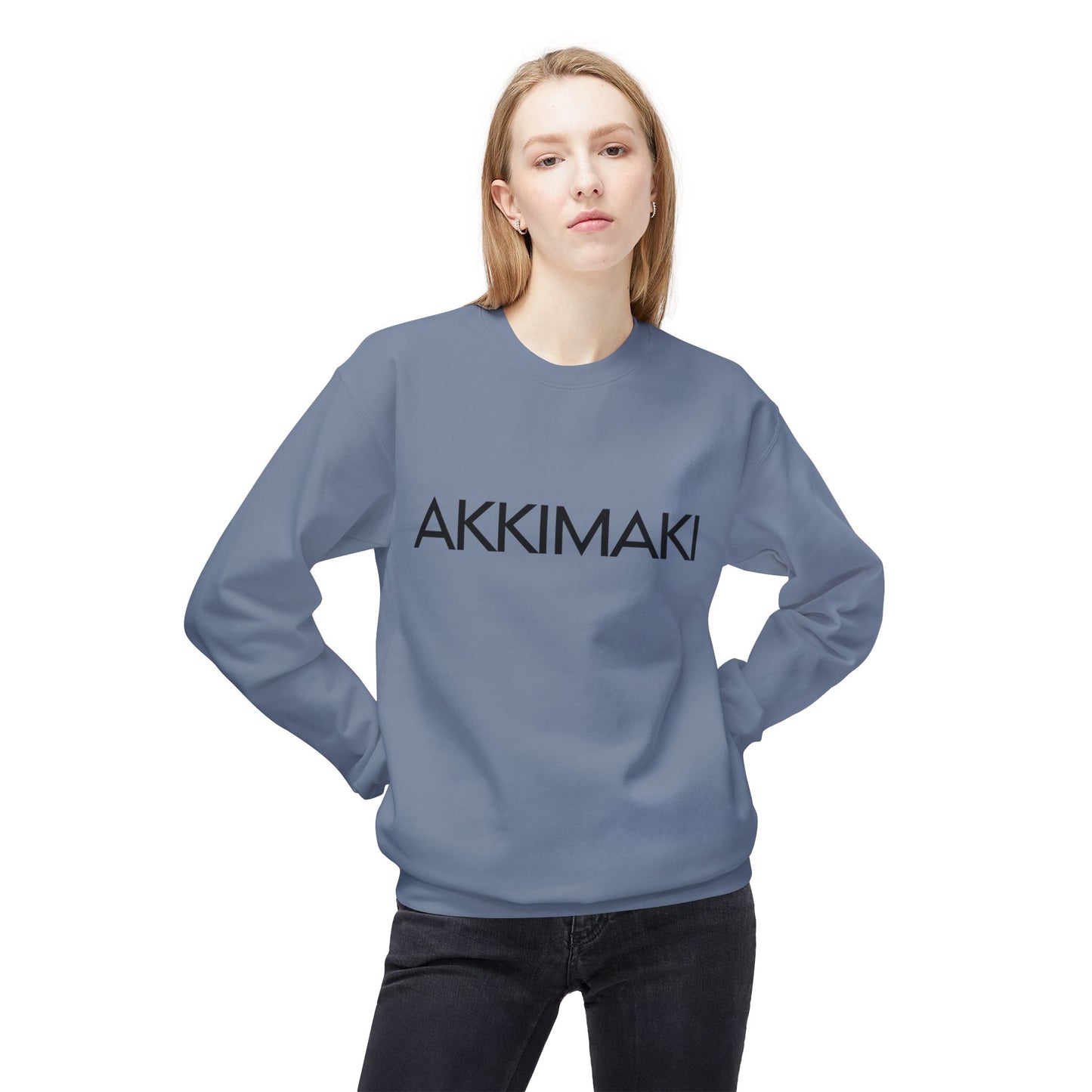 Unisex Fleece Crewneck Sweatshirt - AKKIMAKI Statement