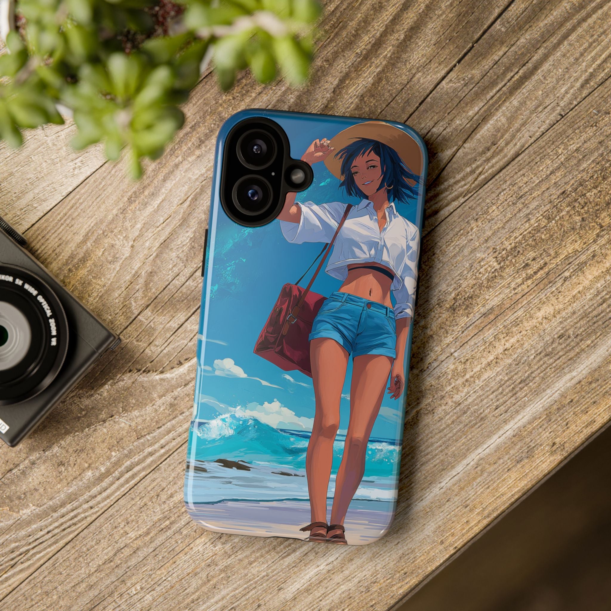 Tough Cases: Stylish Phone Case with Beach Vibe