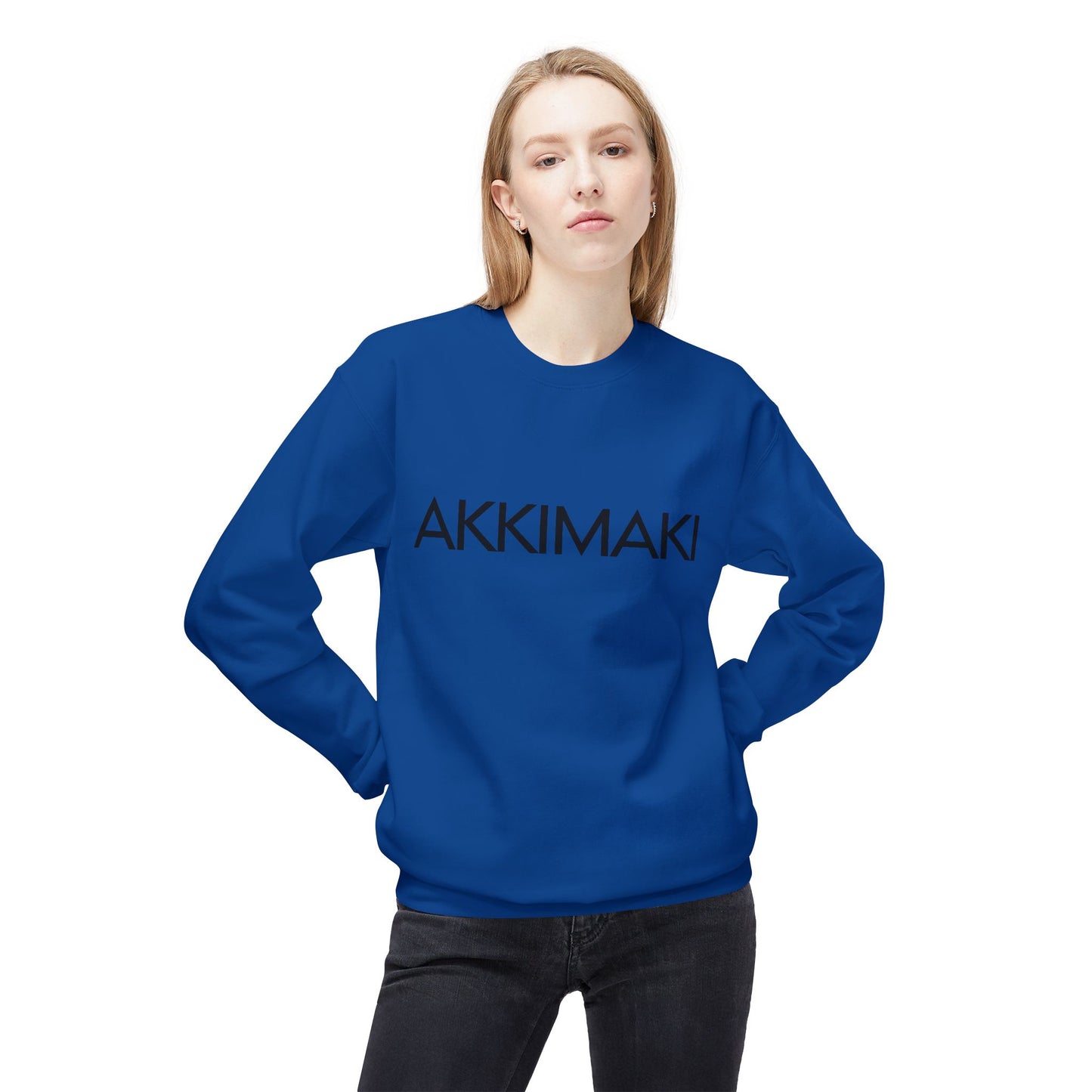 Unisex Fleece Crewneck Sweatshirt - AKKIMAKI Statement