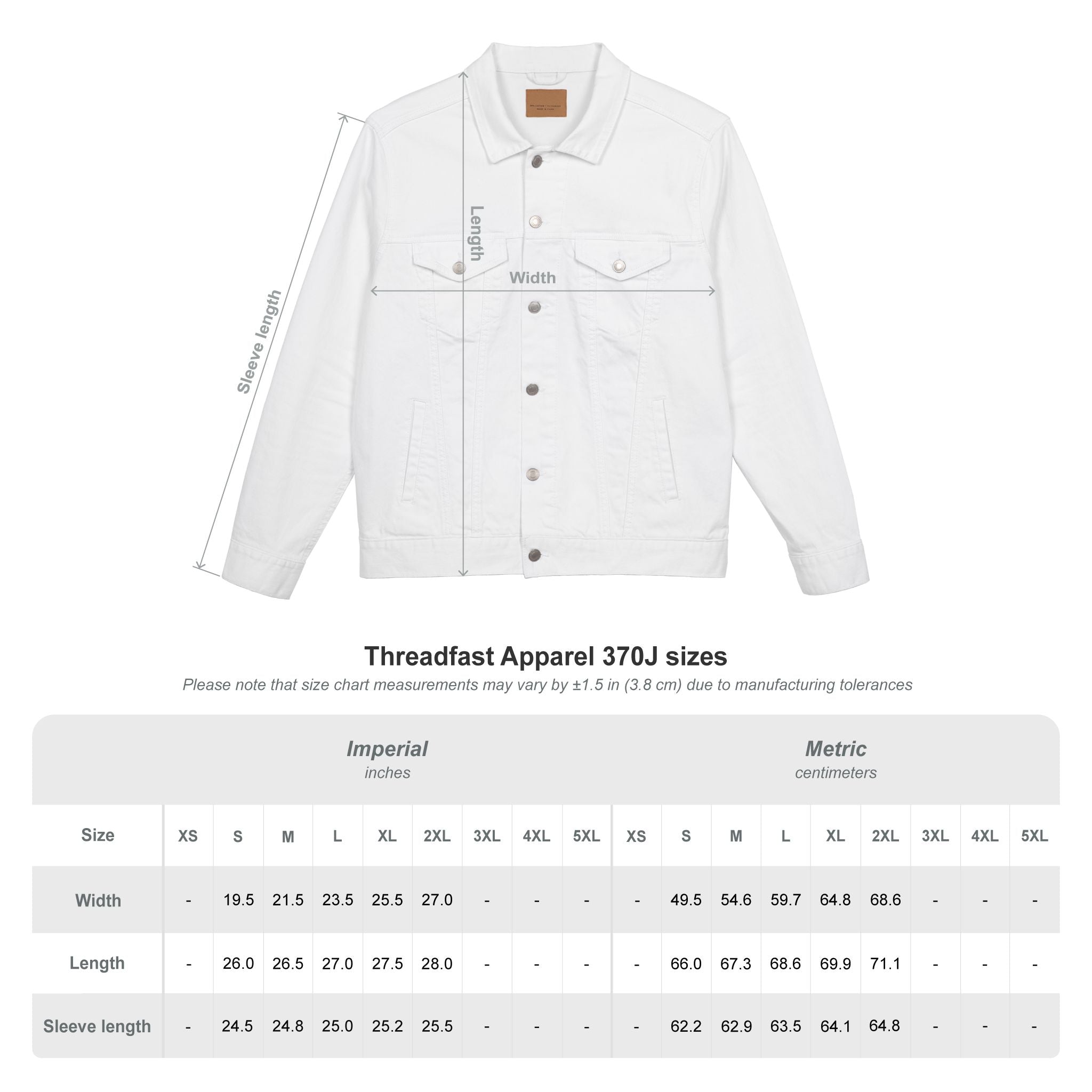 Embroidery Denim Jacket – Casual Streetwear