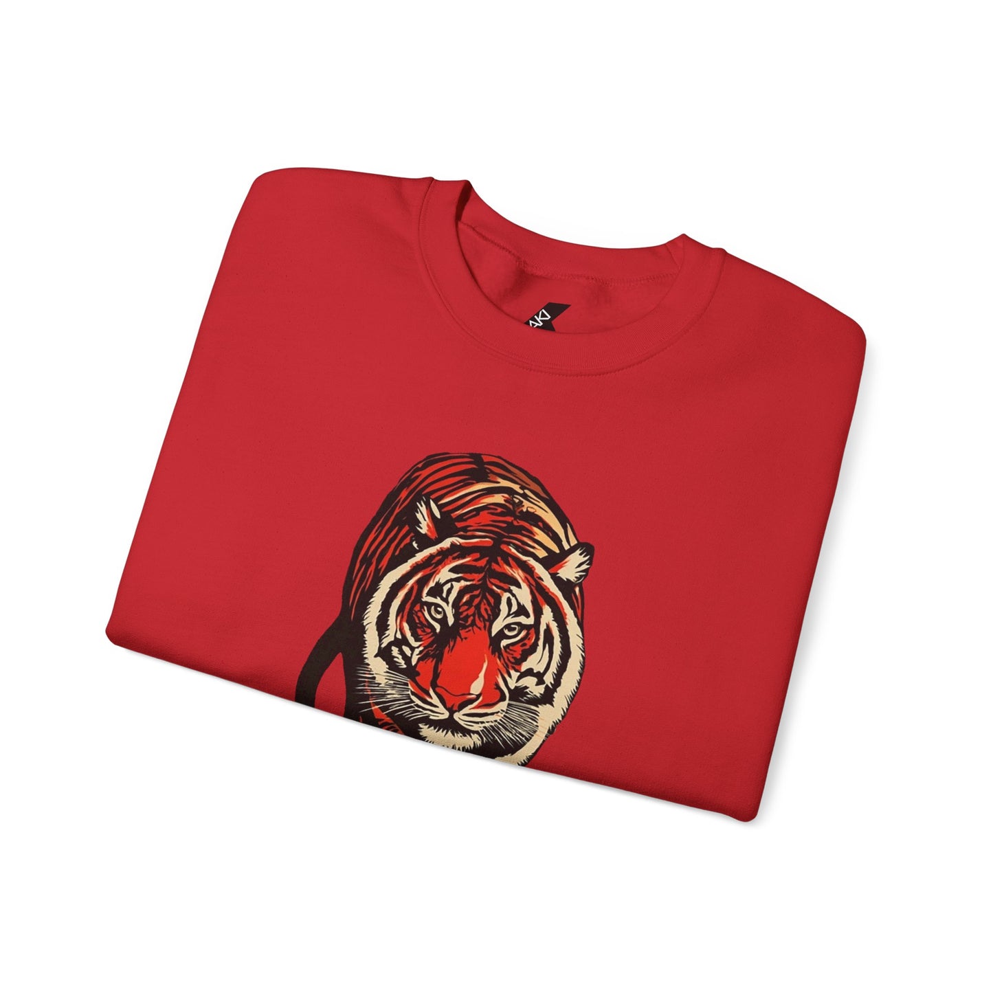 Tiger Graphic Crewneck Sweatshirt