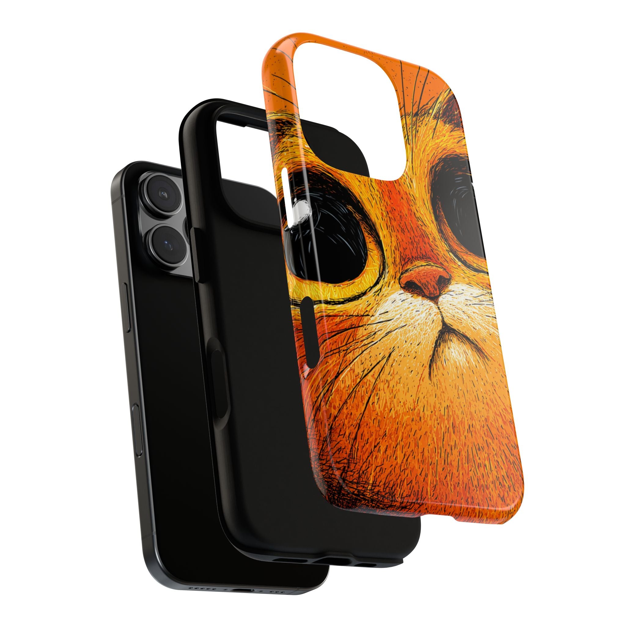 Whimsical Cat Phone Case