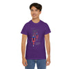 Vibrant Graphic Tee - Retro Neon Human Design