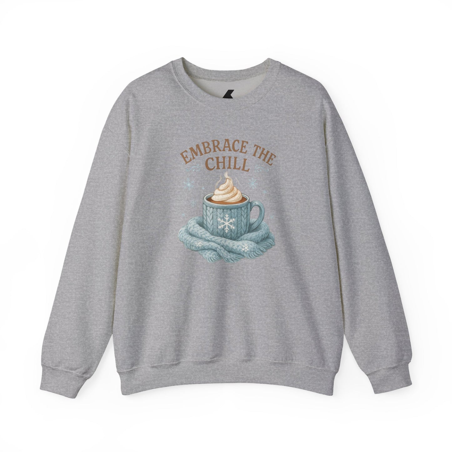 Cozy Embrace the Chill Crewneck Sweatshirt