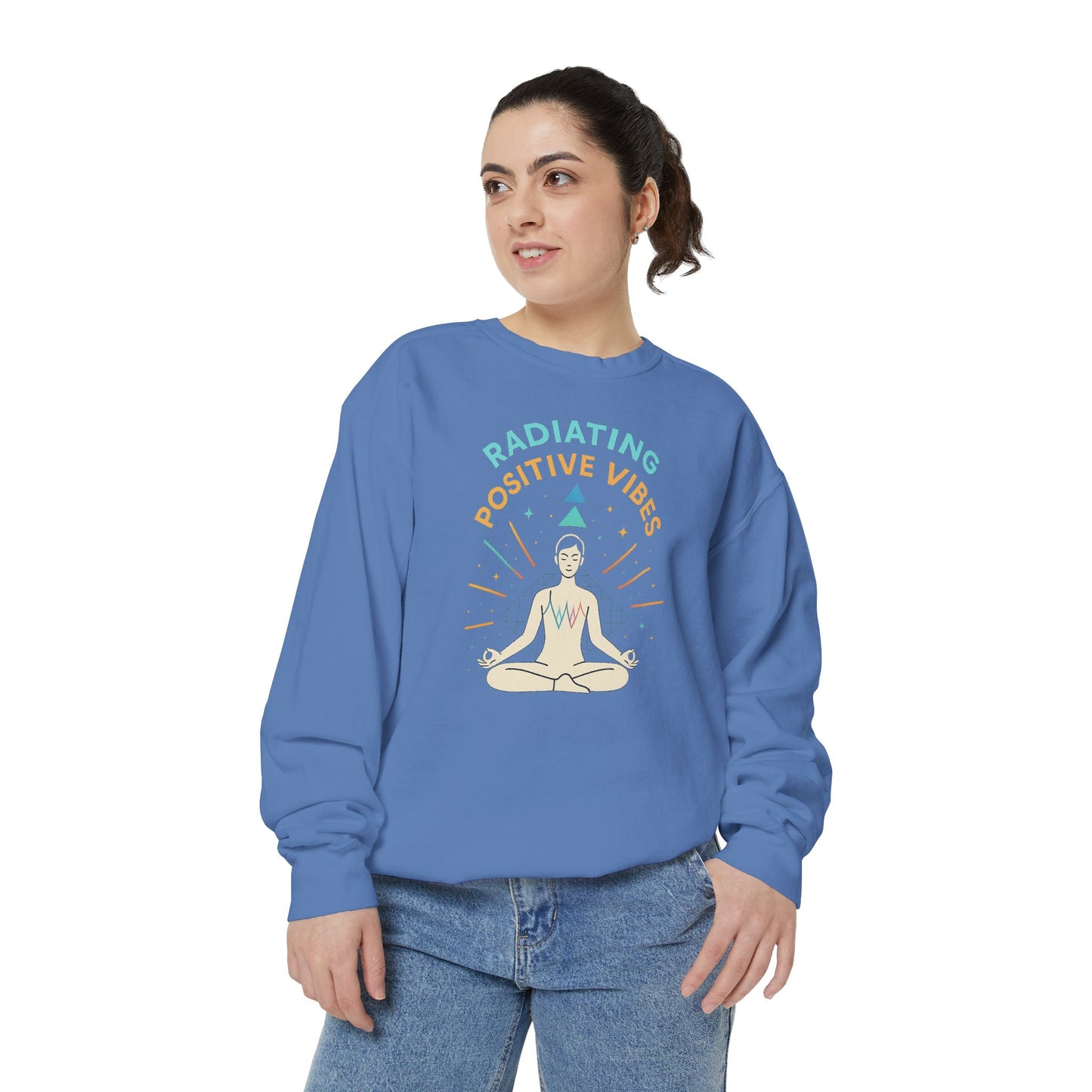 Radiating Positive Vibes Unisex Sweatshirt