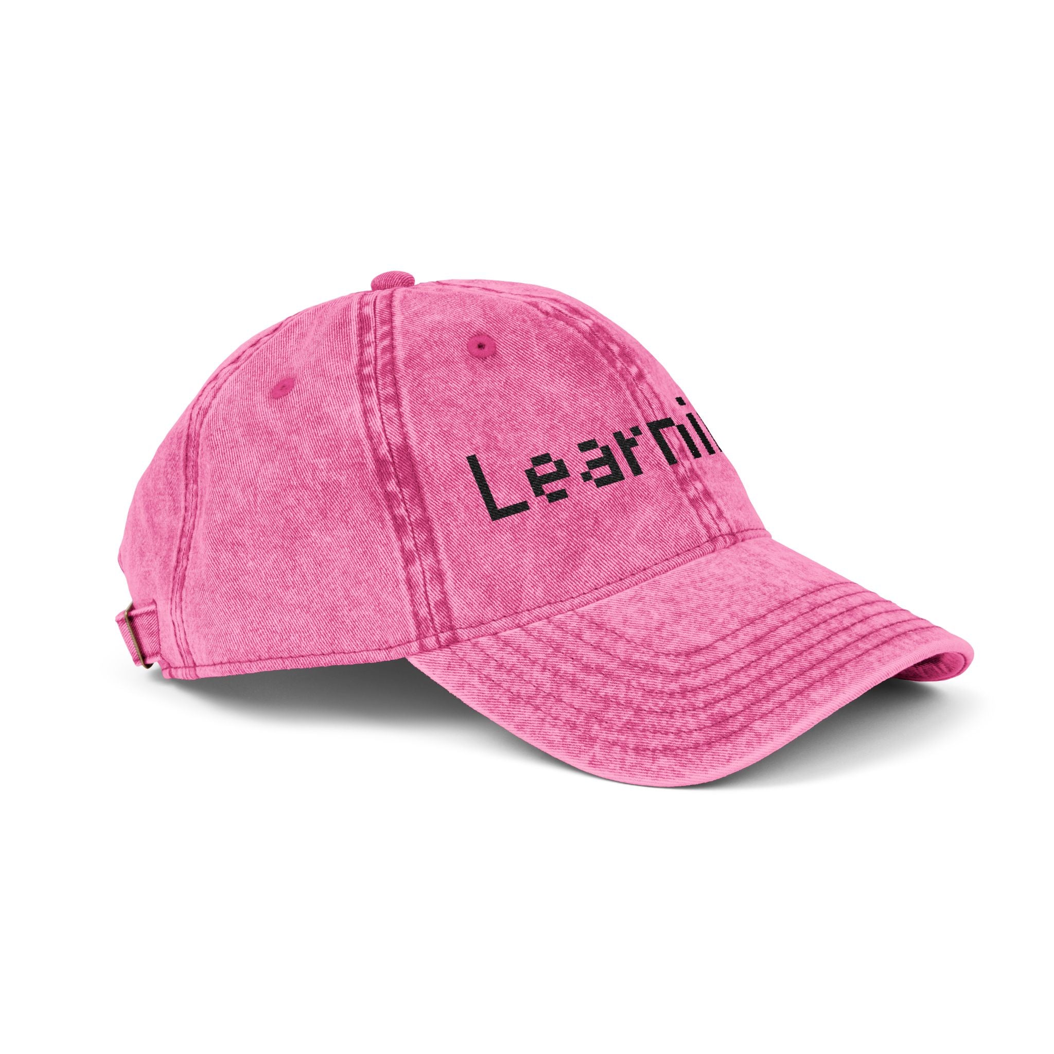 Vintage Embroidered Cap for Learning Enthusiasts
