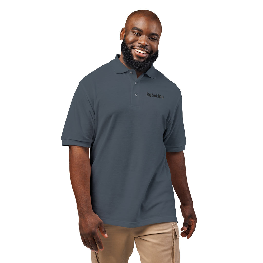 Robotics Embroidered Unisex Polo Shirt