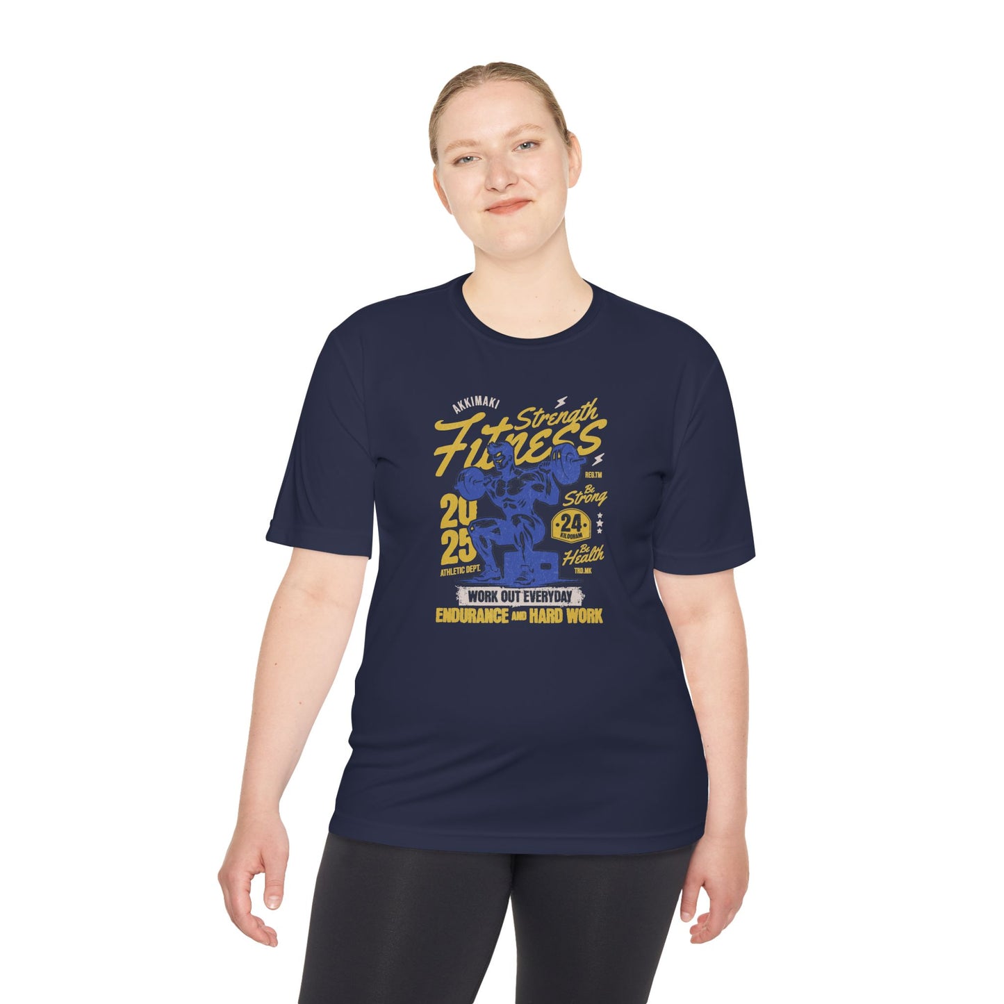 Strength Fitness Unisex Moisture Wicking Tee