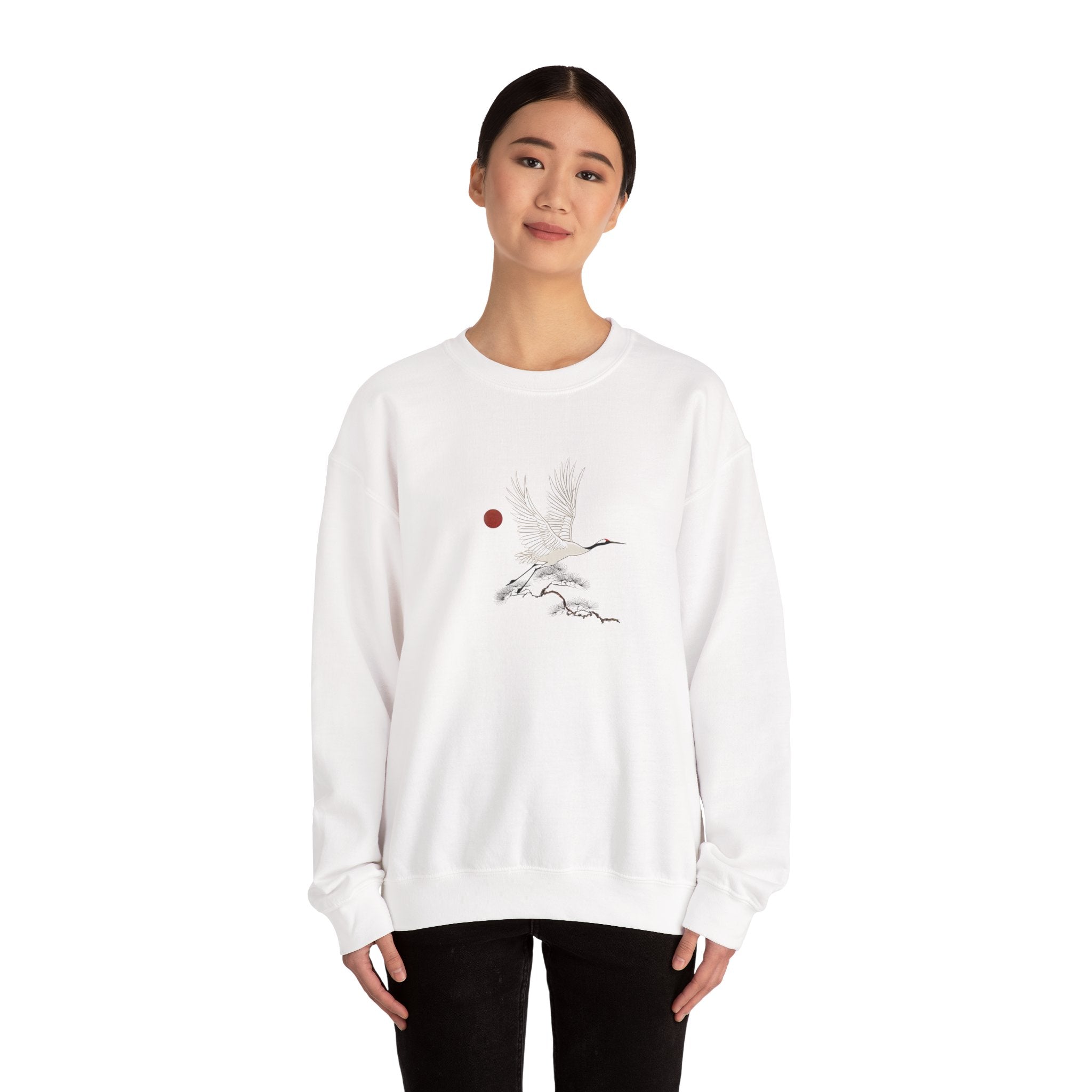 Crane Sunrise Crewneck Sweatshirt