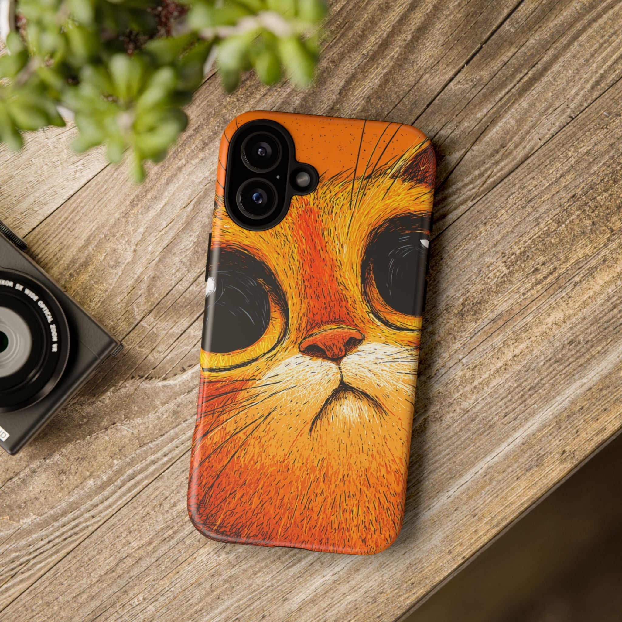 Whimsical Cat Phone Case