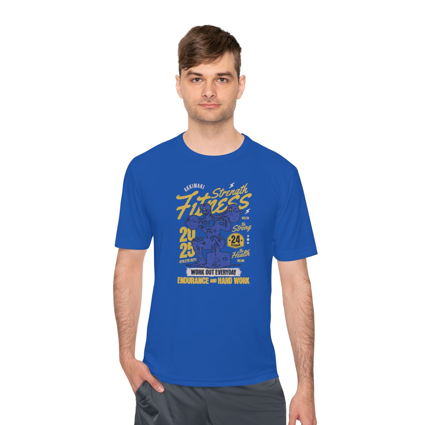 Strength Fitness Unisex Moisture Wicking Tee
