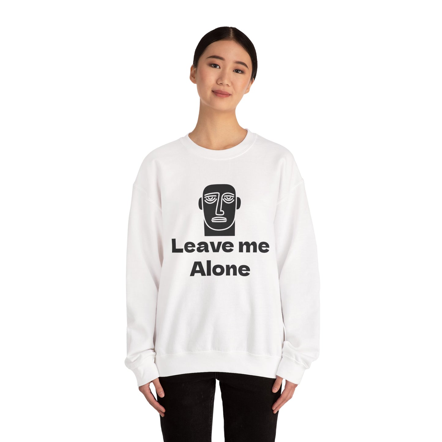 Minimal Face Crewneck Sweatshirt