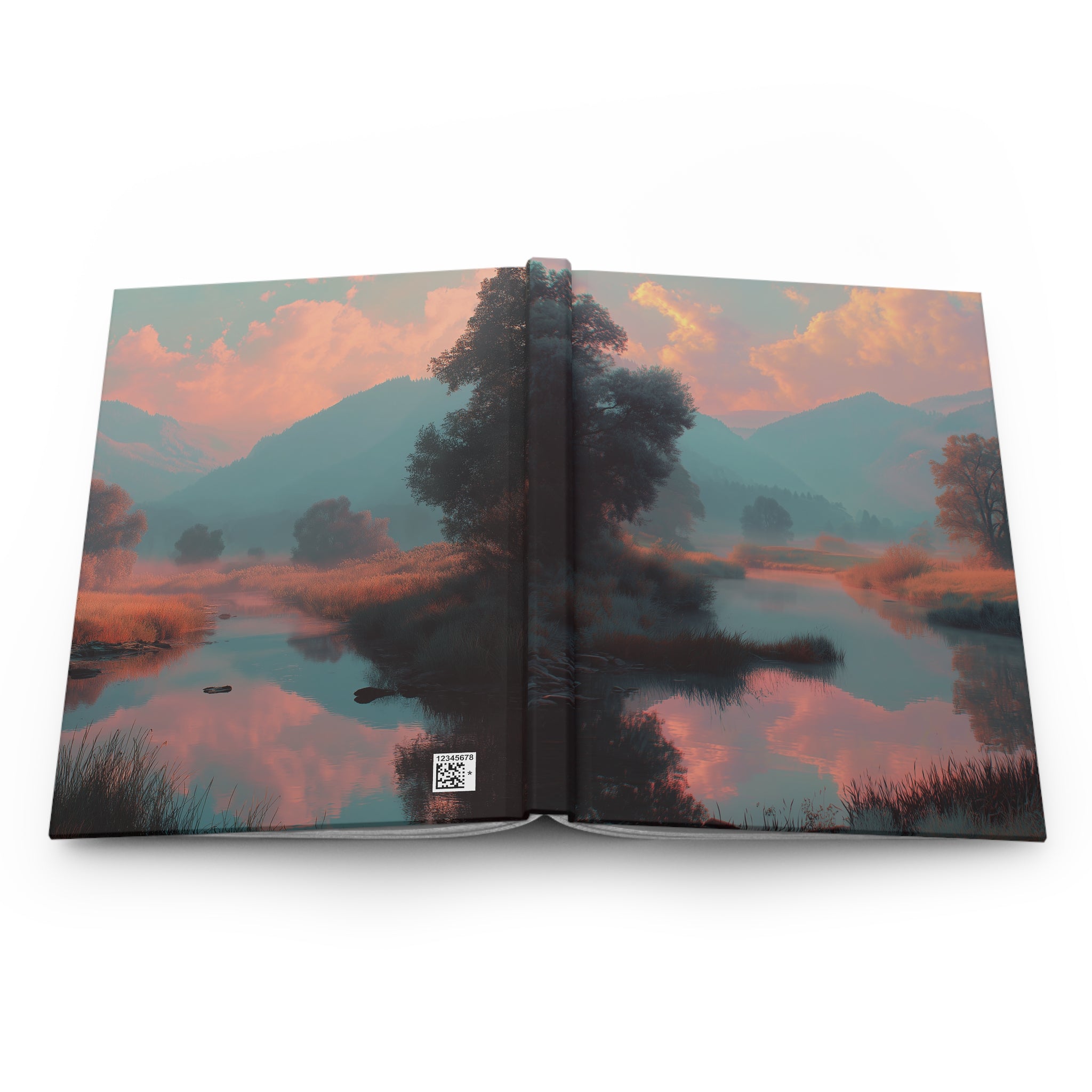 Serene Landscape Hardcover Journal