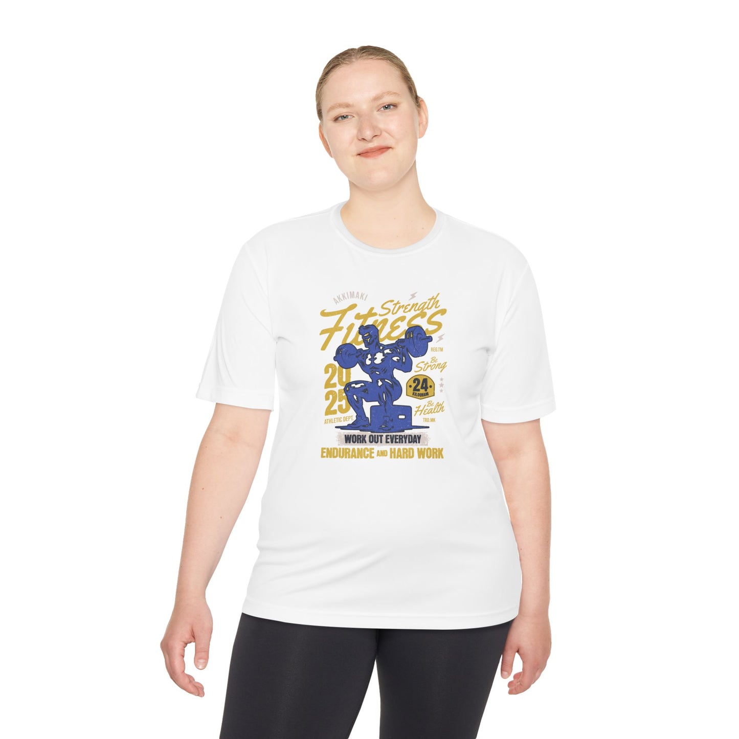Strength Fitness Unisex Moisture Wicking Tee