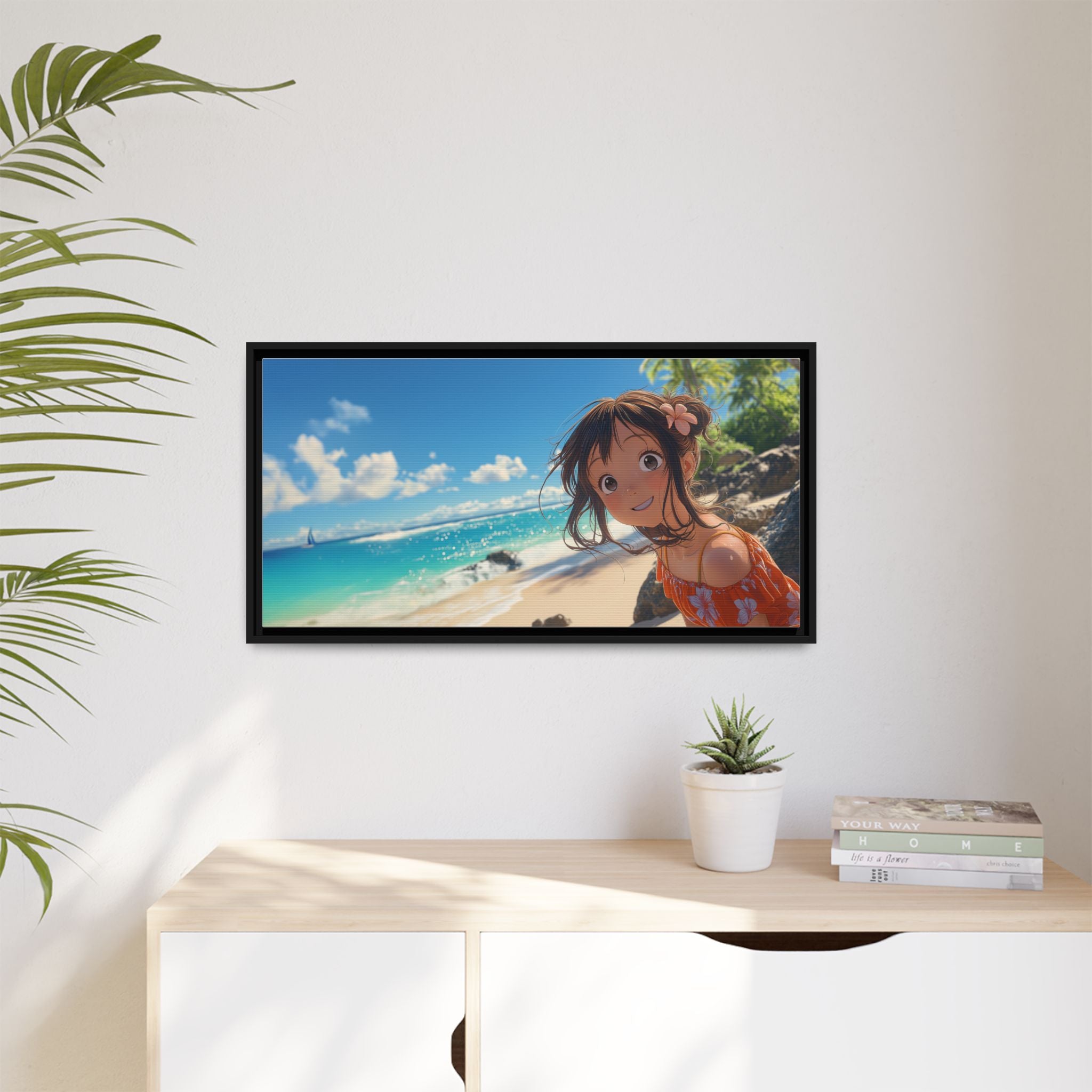 Vibrant Framed Canvas Print