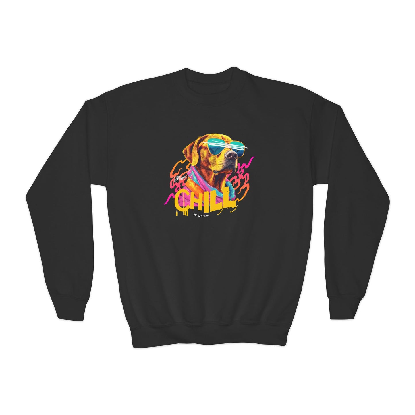 Chill Dog Youth Crewneck Sweatshirt