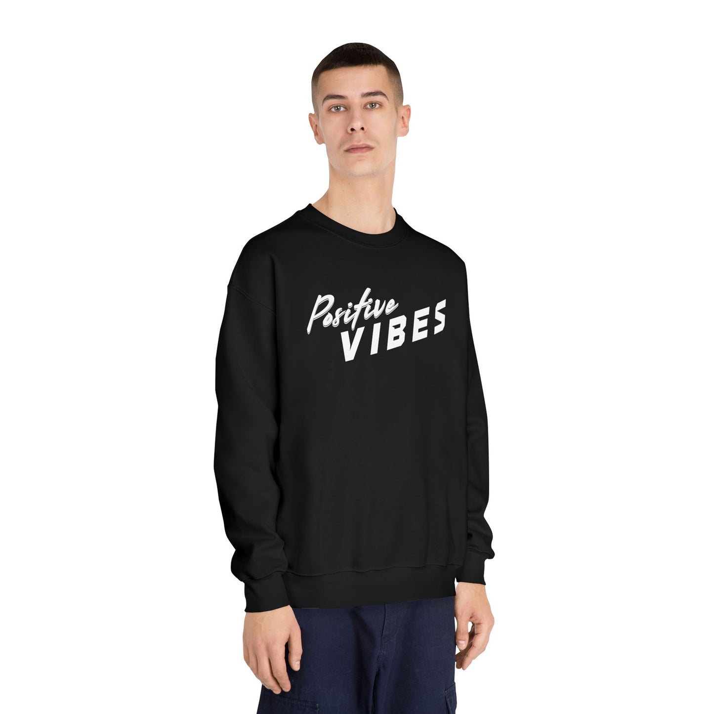Positive Vibes Unisex Crewneck Sweatshirt