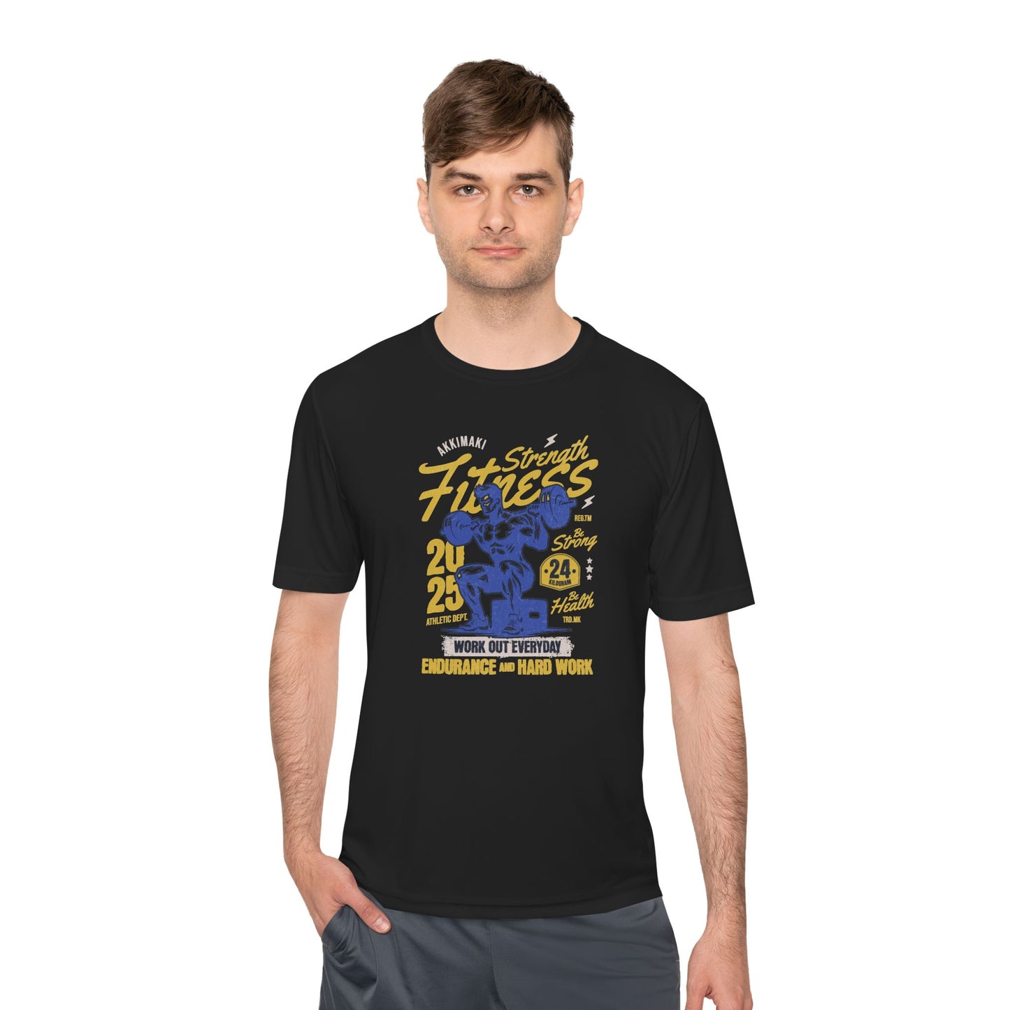 Strength Fitness Unisex Moisture Wicking Tee
