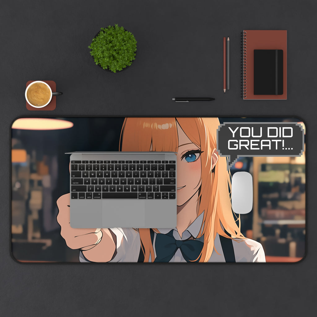 Anime Desk Mat - "You Did Great!"