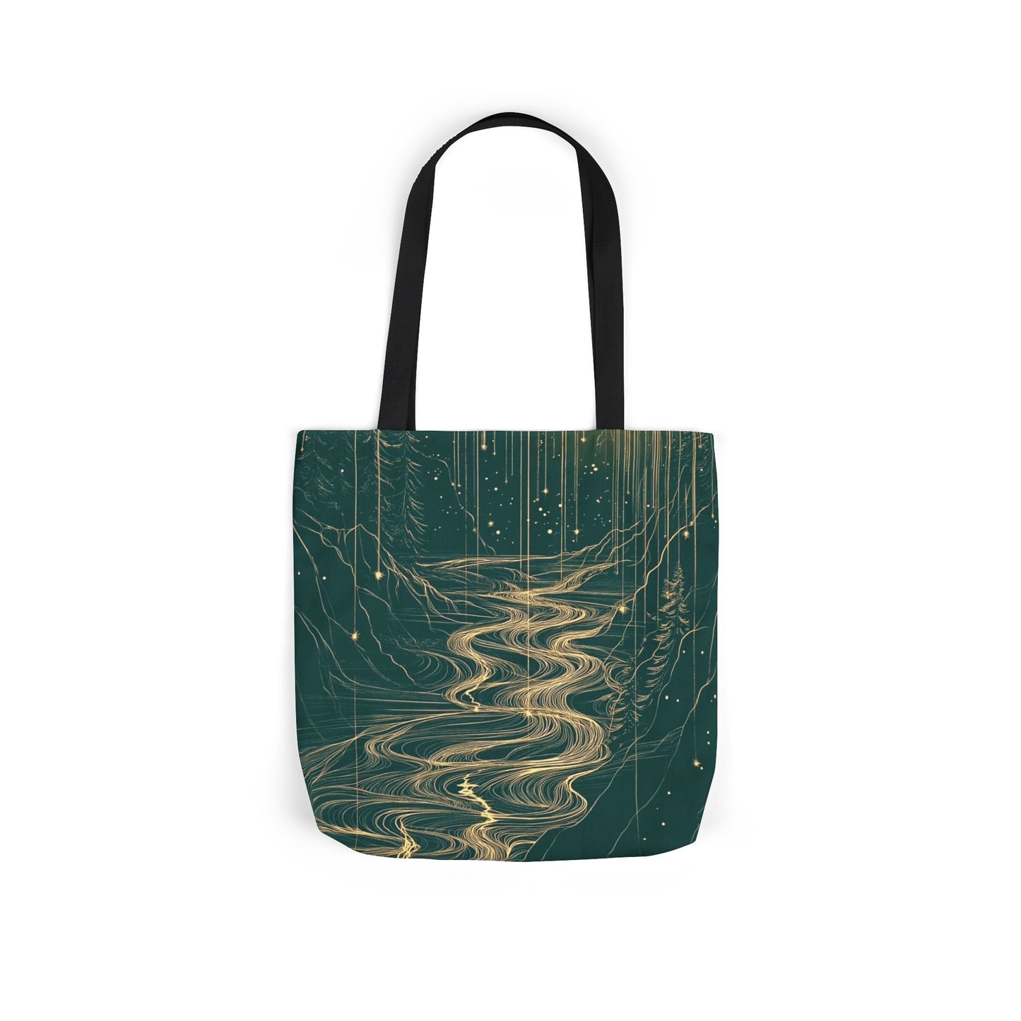 Moonlit Forest Canvas Tote Bag