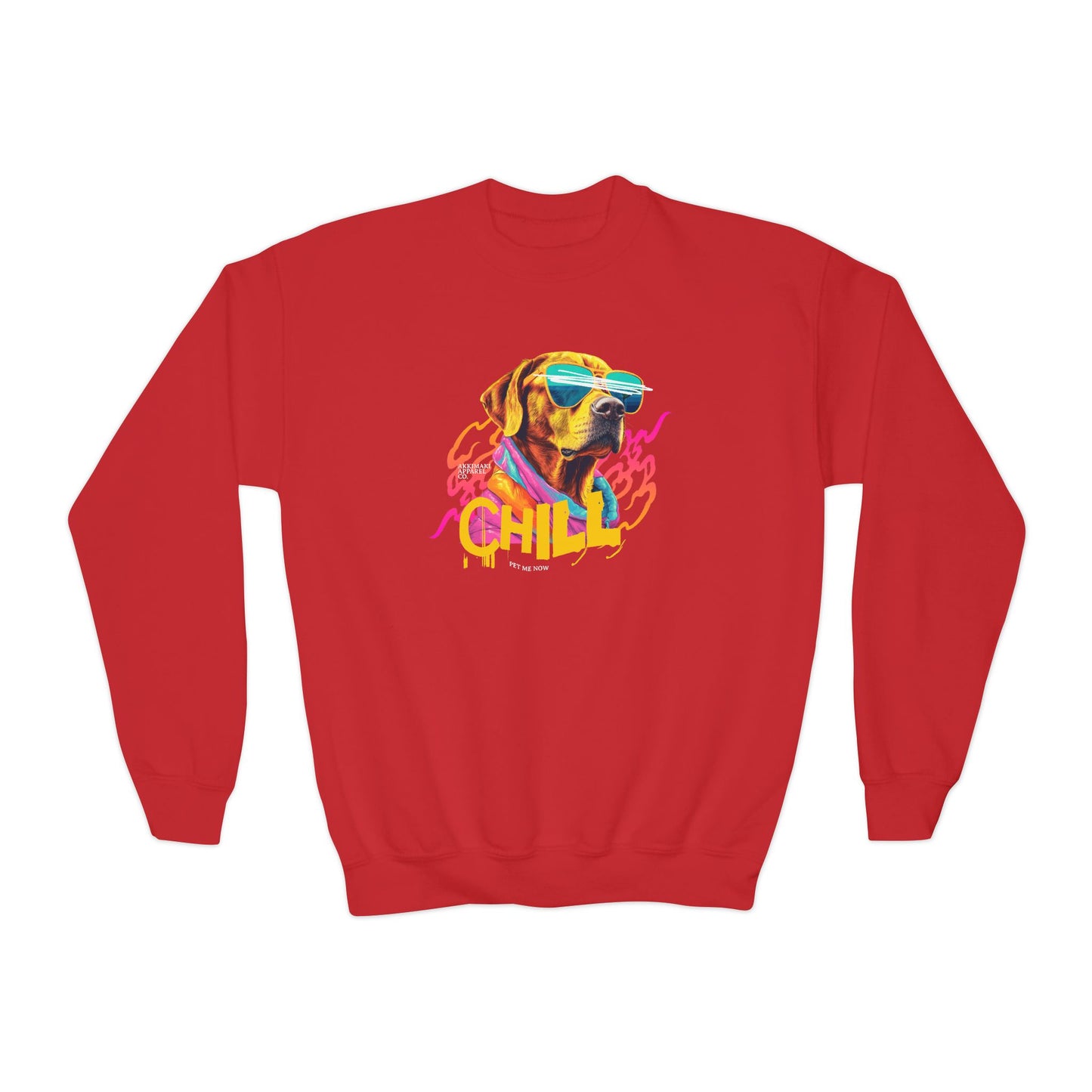 Chill Dog Youth Crewneck Sweatshirt