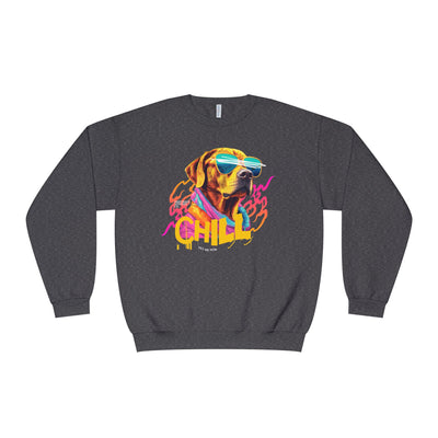 Chill Dog Graphic Crewneck Sweatshirt
