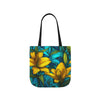 Vibrant Floral Canvas Tote Bag