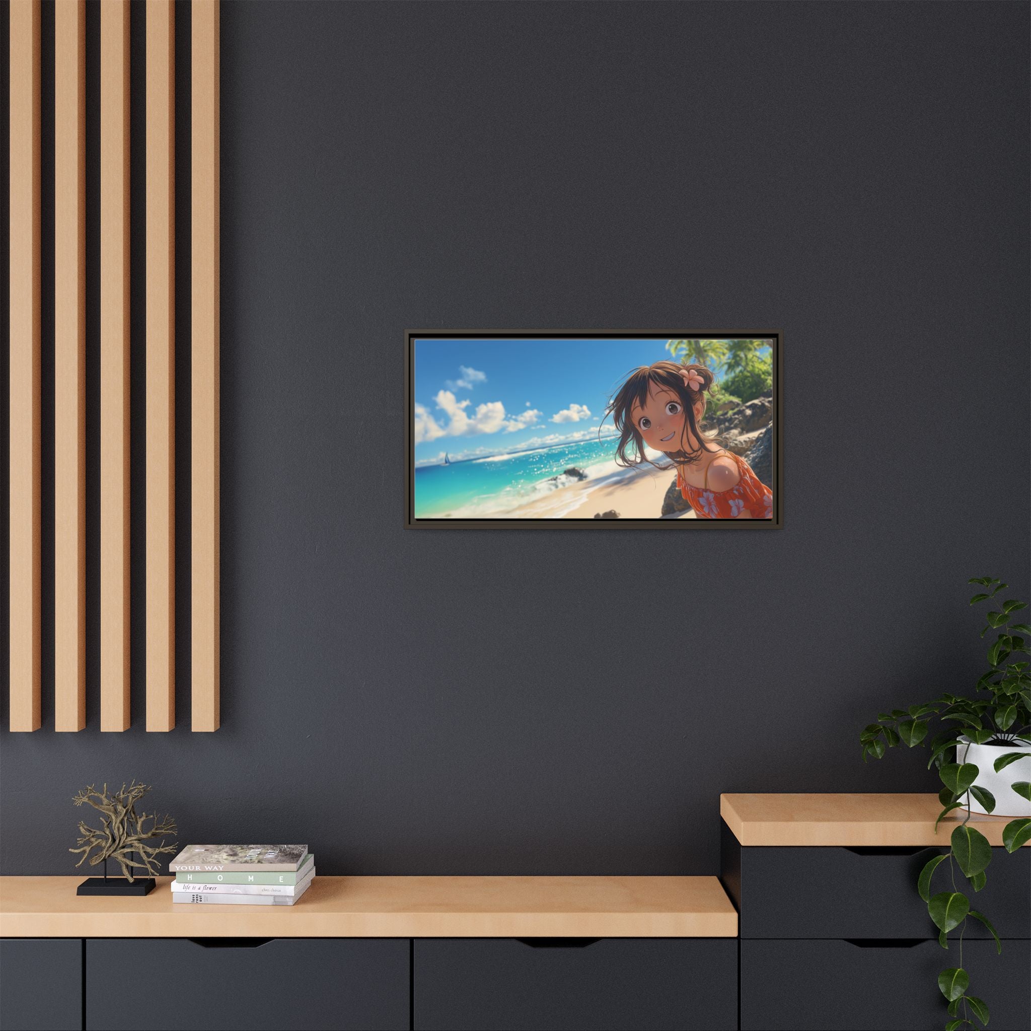 Vibrant Framed Canvas Print