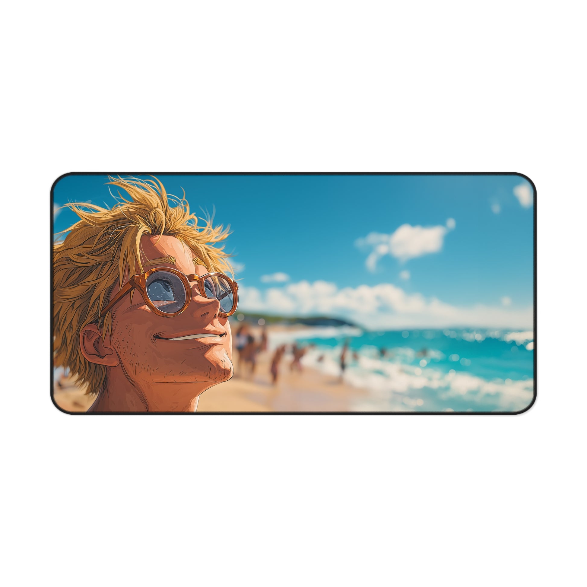 Bright Beach Vibes Desk Mat
