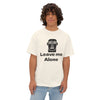 Leave Me Alone T‑Shirt — Minimalist Face Graphic Oversized Tee