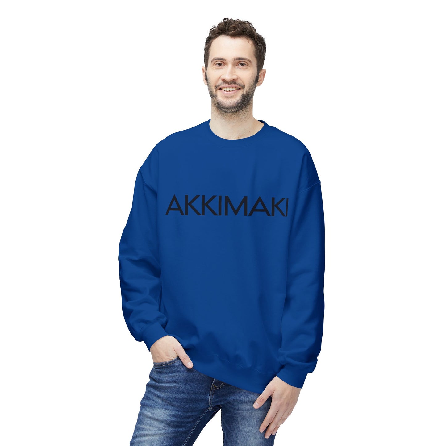 Unisex Fleece Crewneck Sweatshirt - AKKIMAKI Statement