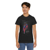 Vibrant Graphic Tee - Retro Neon Human Design