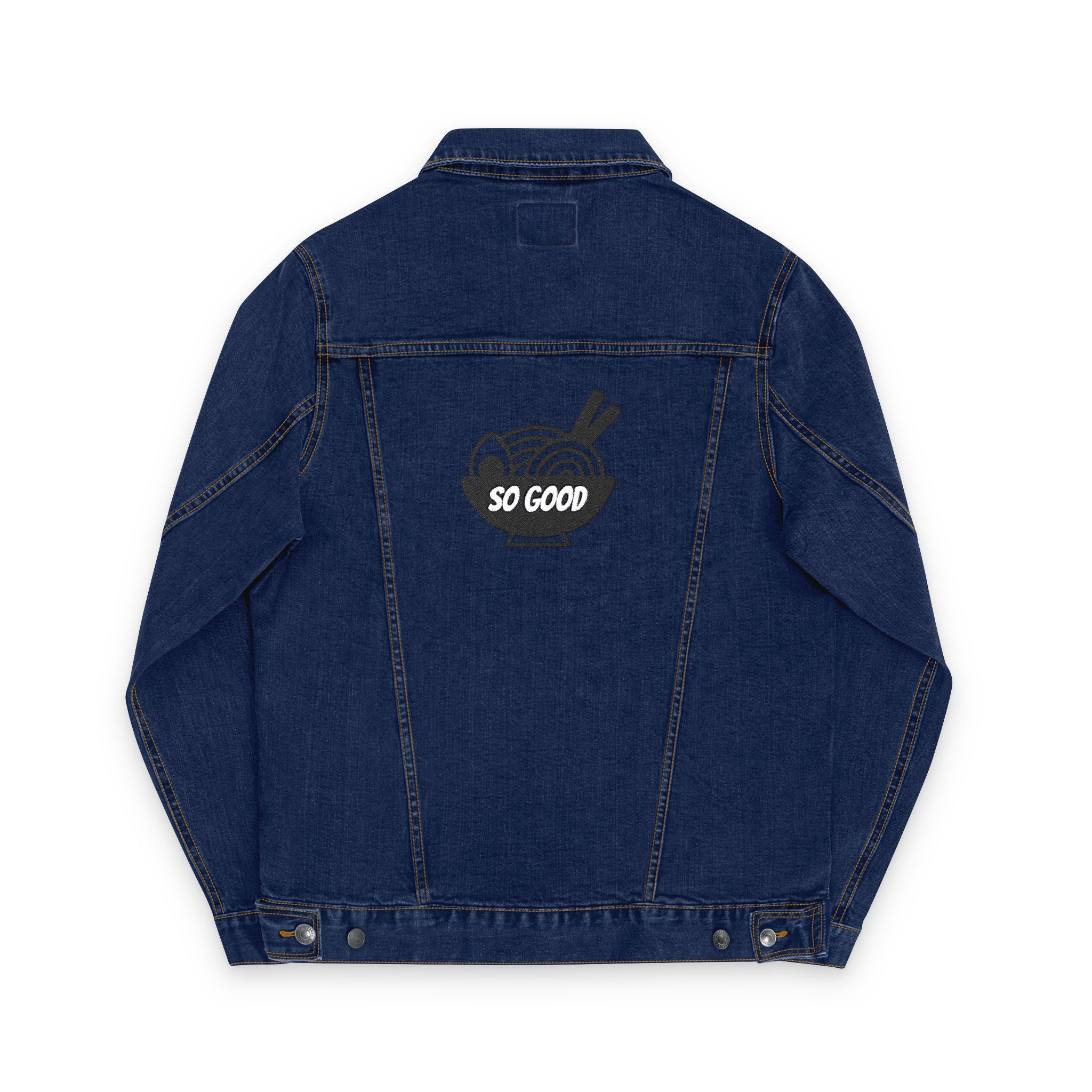 Embroidery Denim Jacket – Casual Streetwear