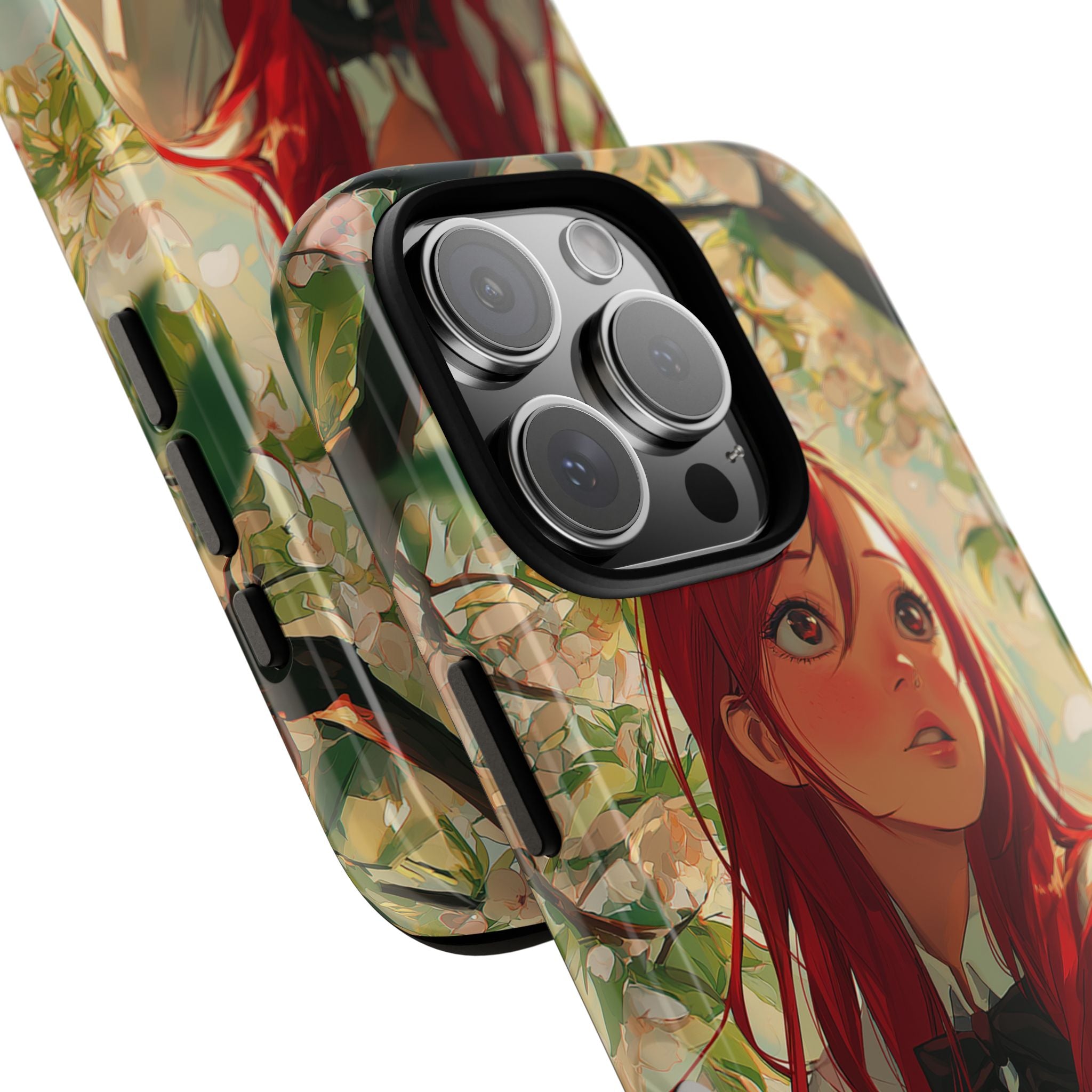 Artistic Phone Case with Floral Design