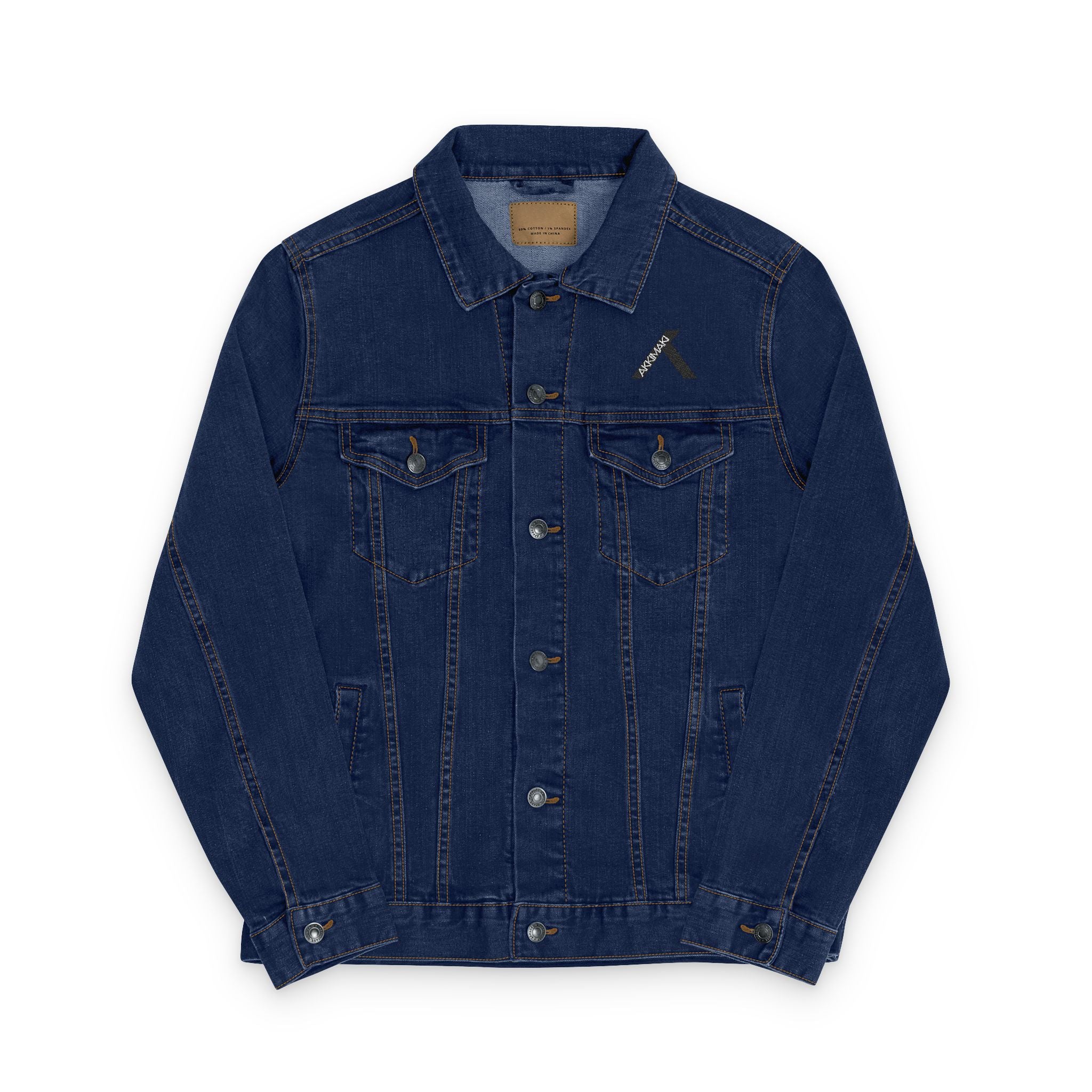 Embroidery Denim Jacket – Casual Streetwear