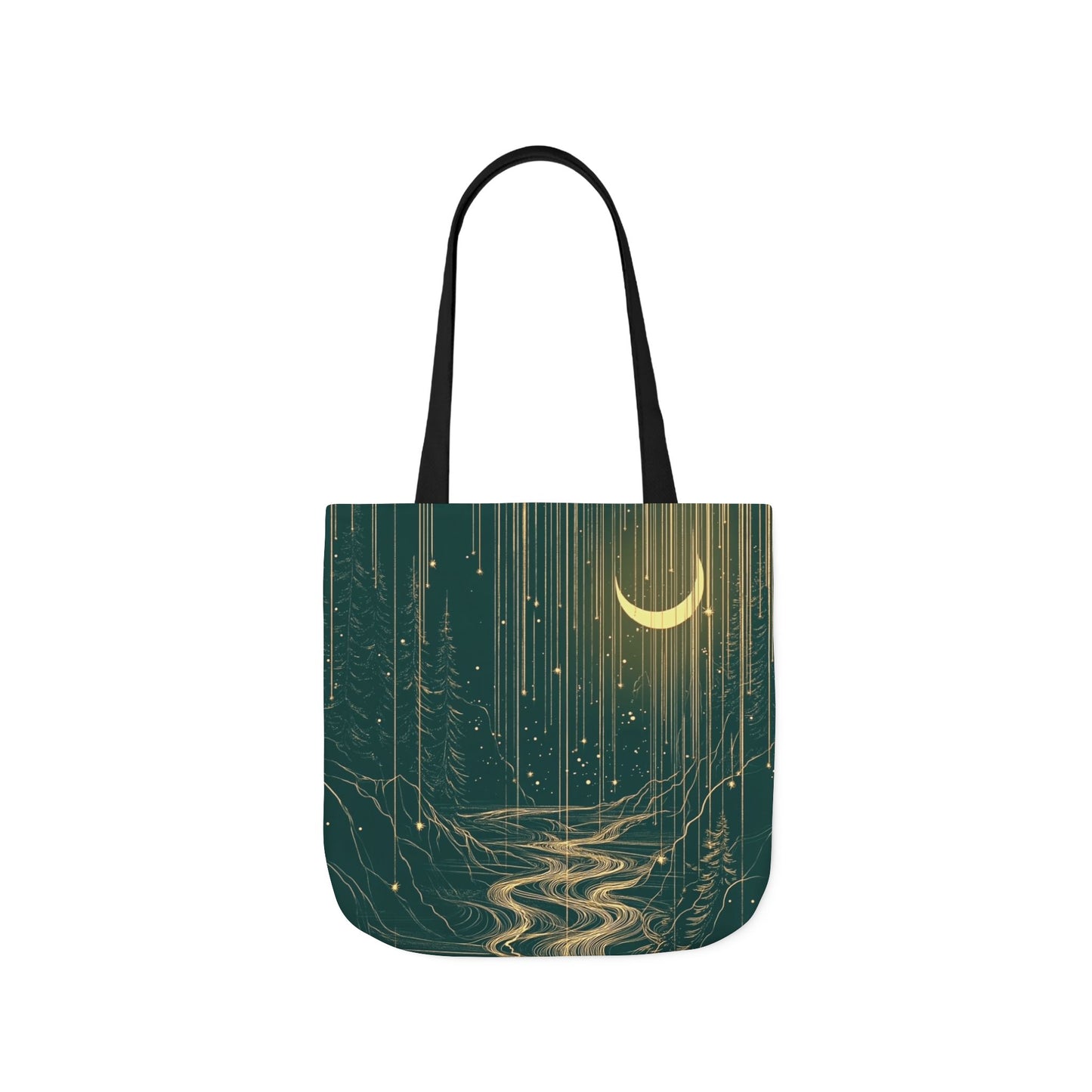 Moonlit Forest Canvas Tote Bag