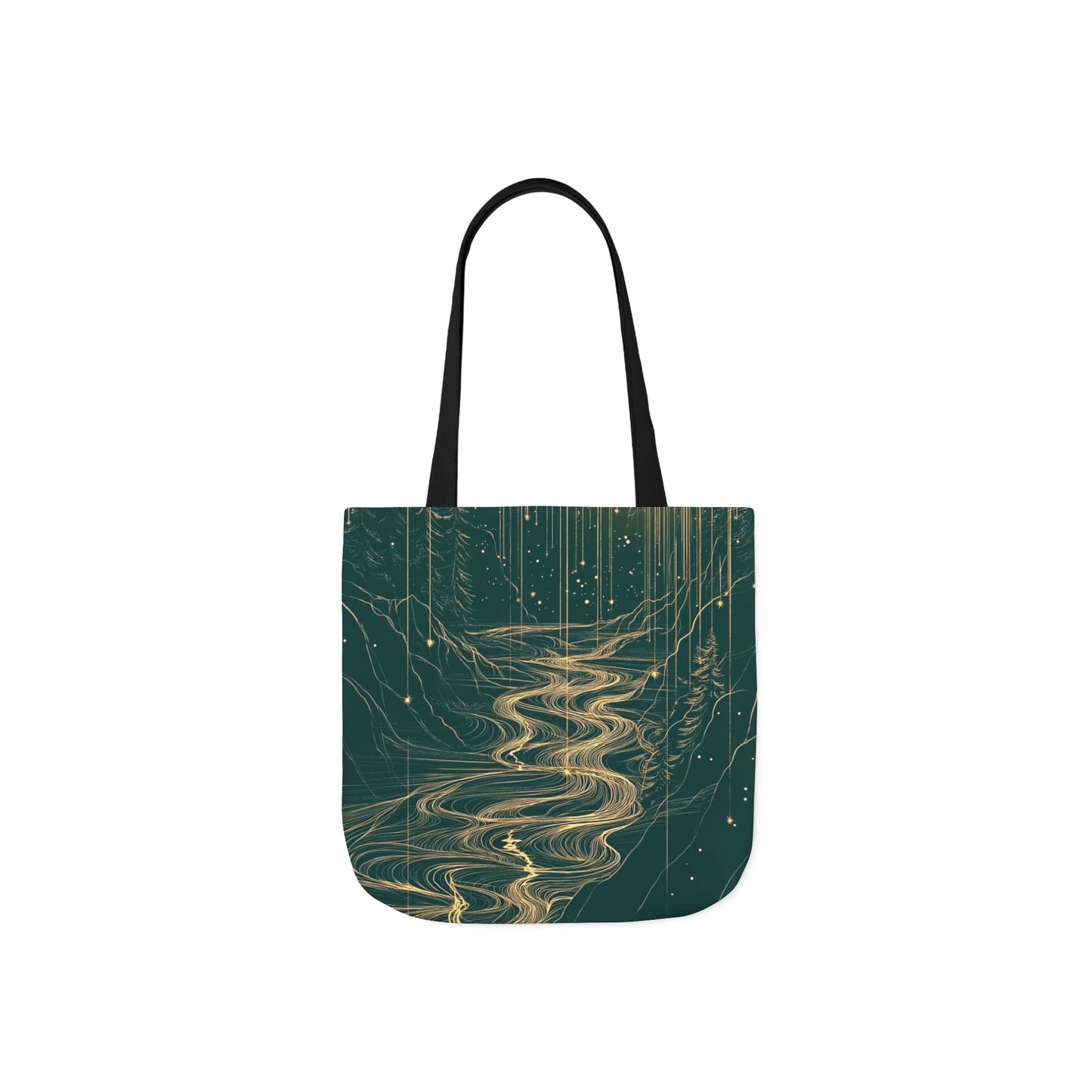 Moonlit Forest Canvas Tote Bag