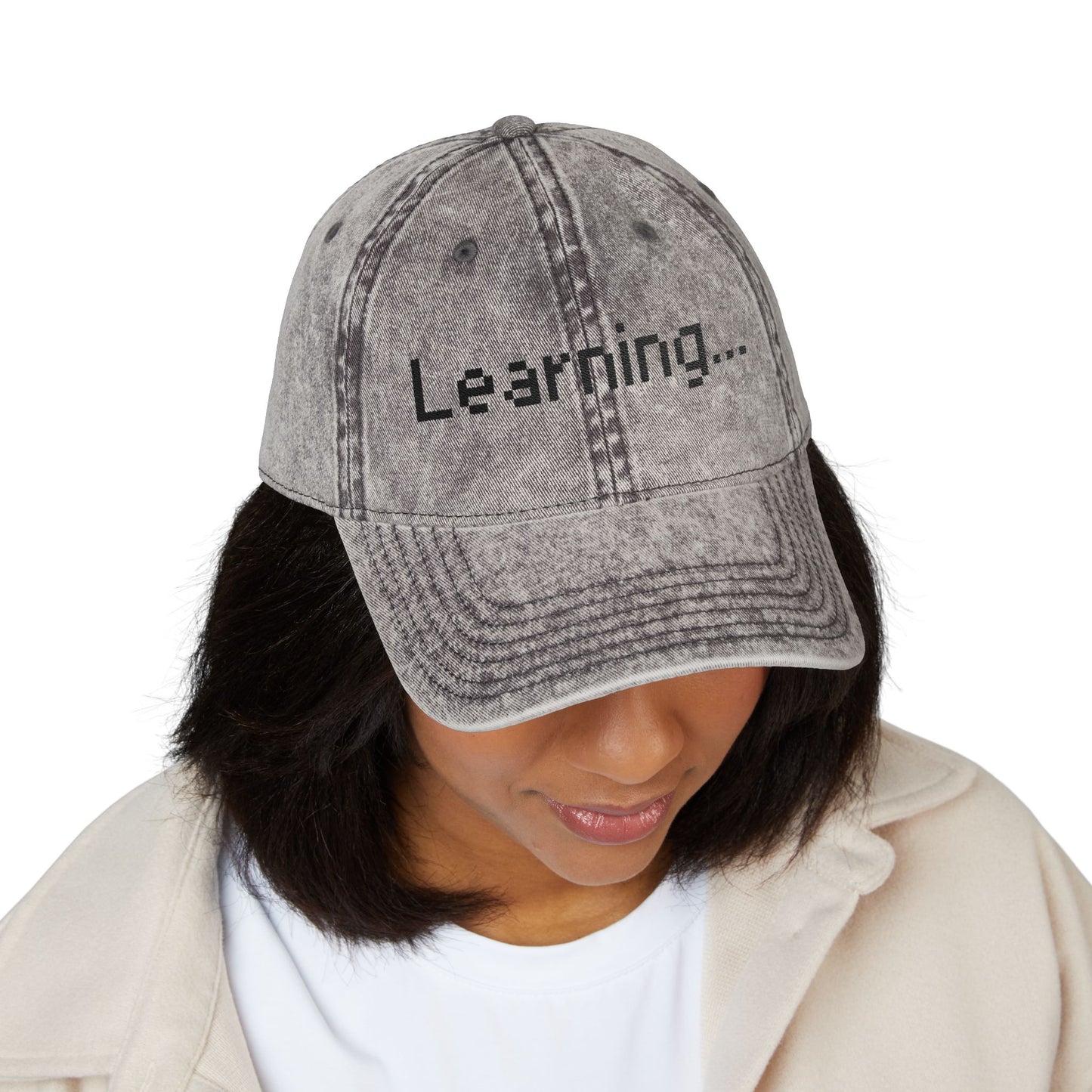 Vintage Embroidered Cap for Learning Enthusiasts