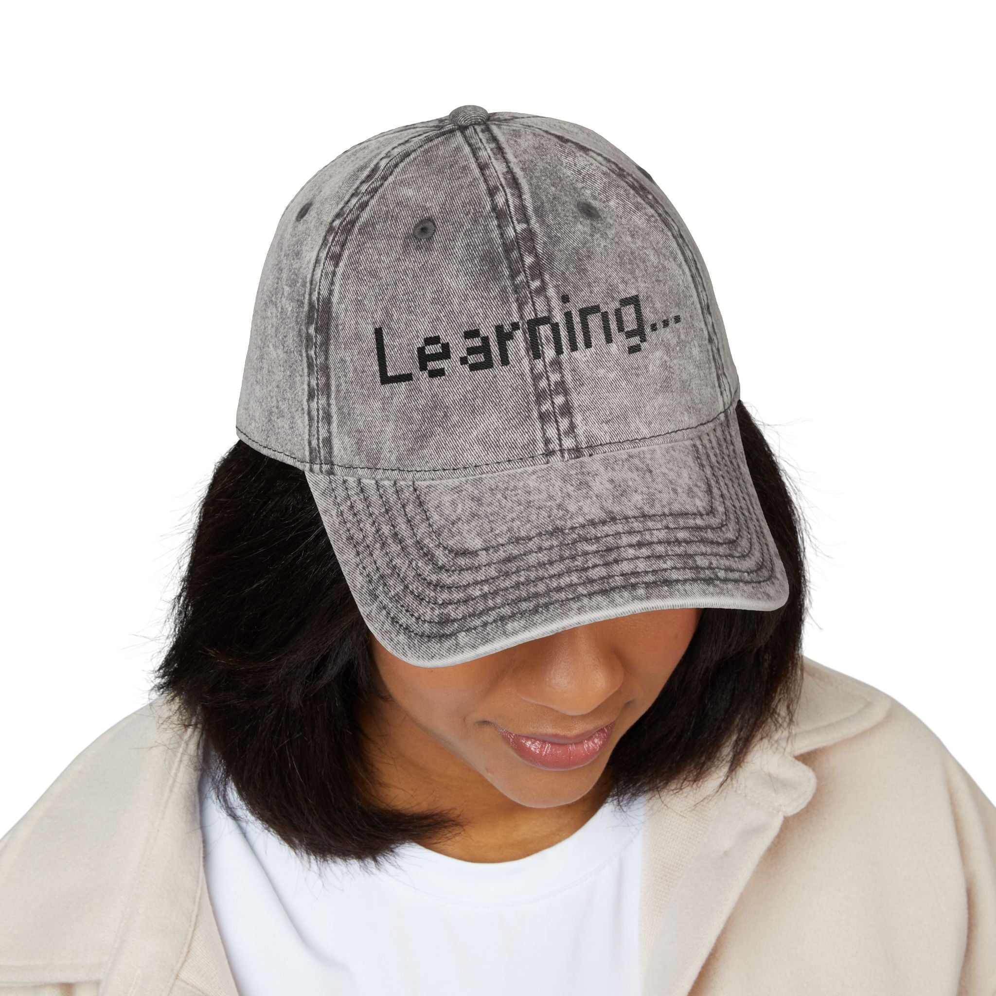 Vintage Embroidered Cap for Learning Enthusiasts
