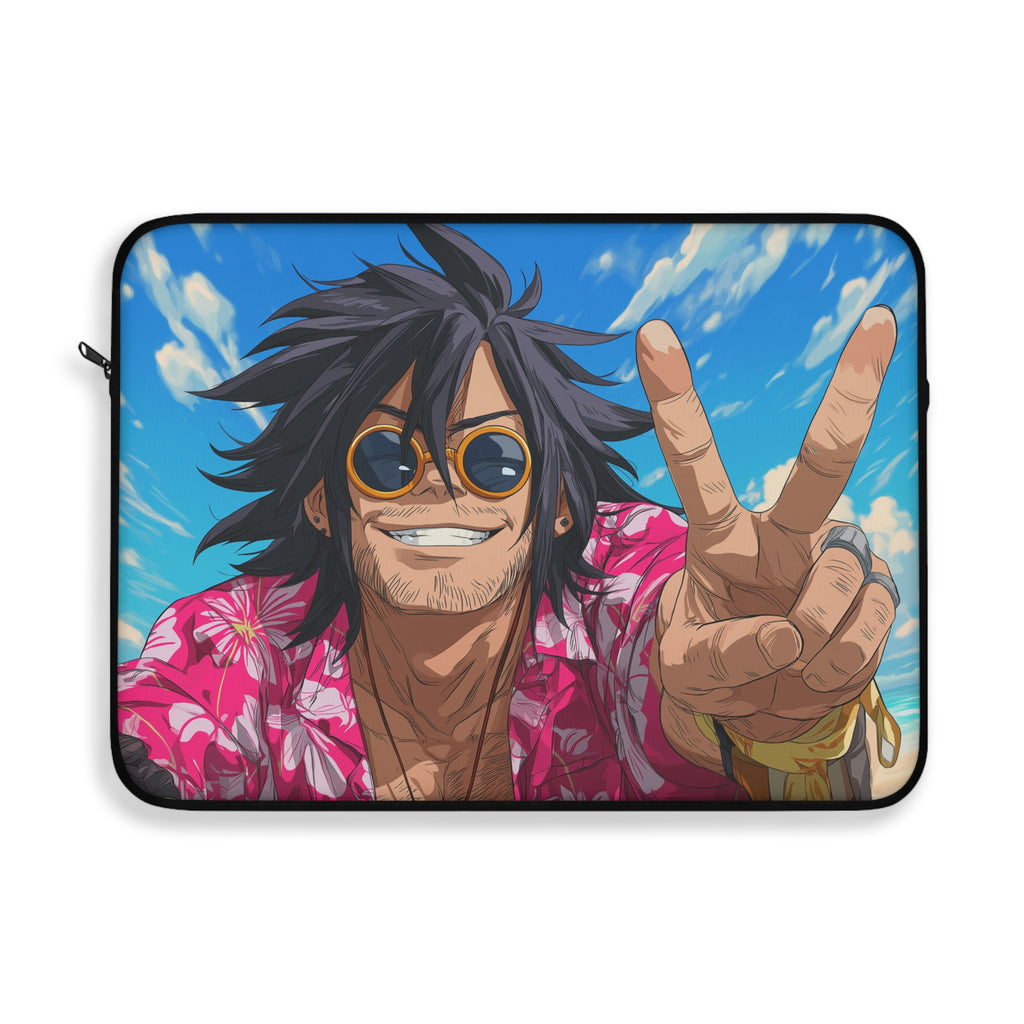 Vibrant Laptop Sleeve with Chill Vibes