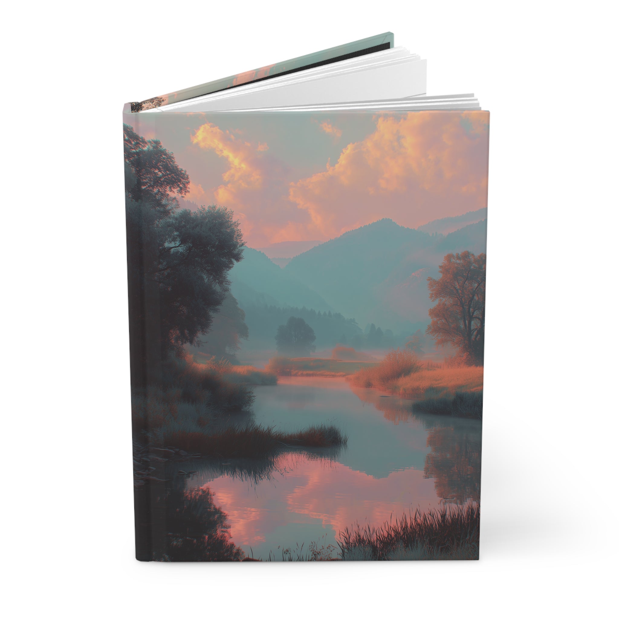 Serene Landscape Hardcover Journal