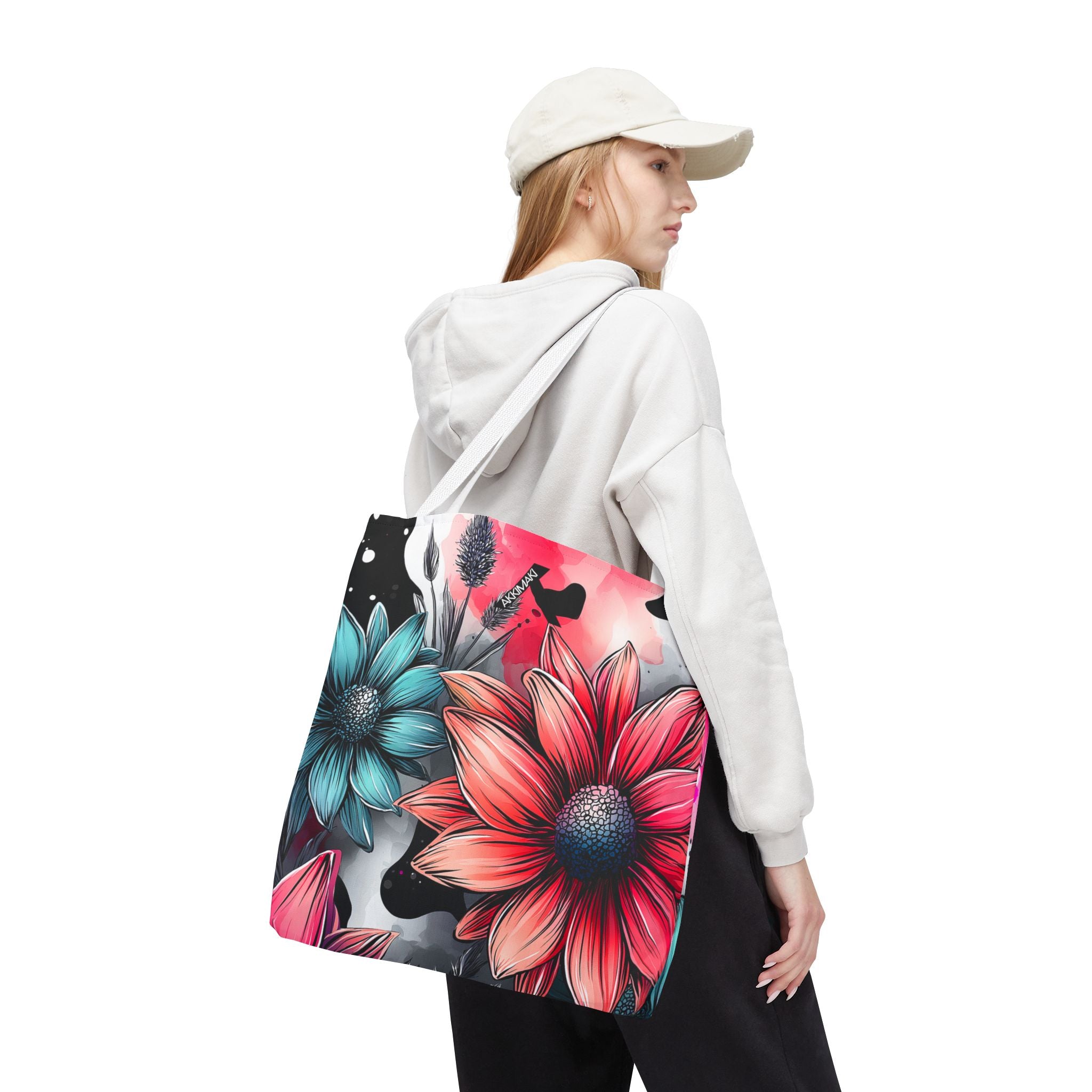 Vibrant Floral Tote Bag