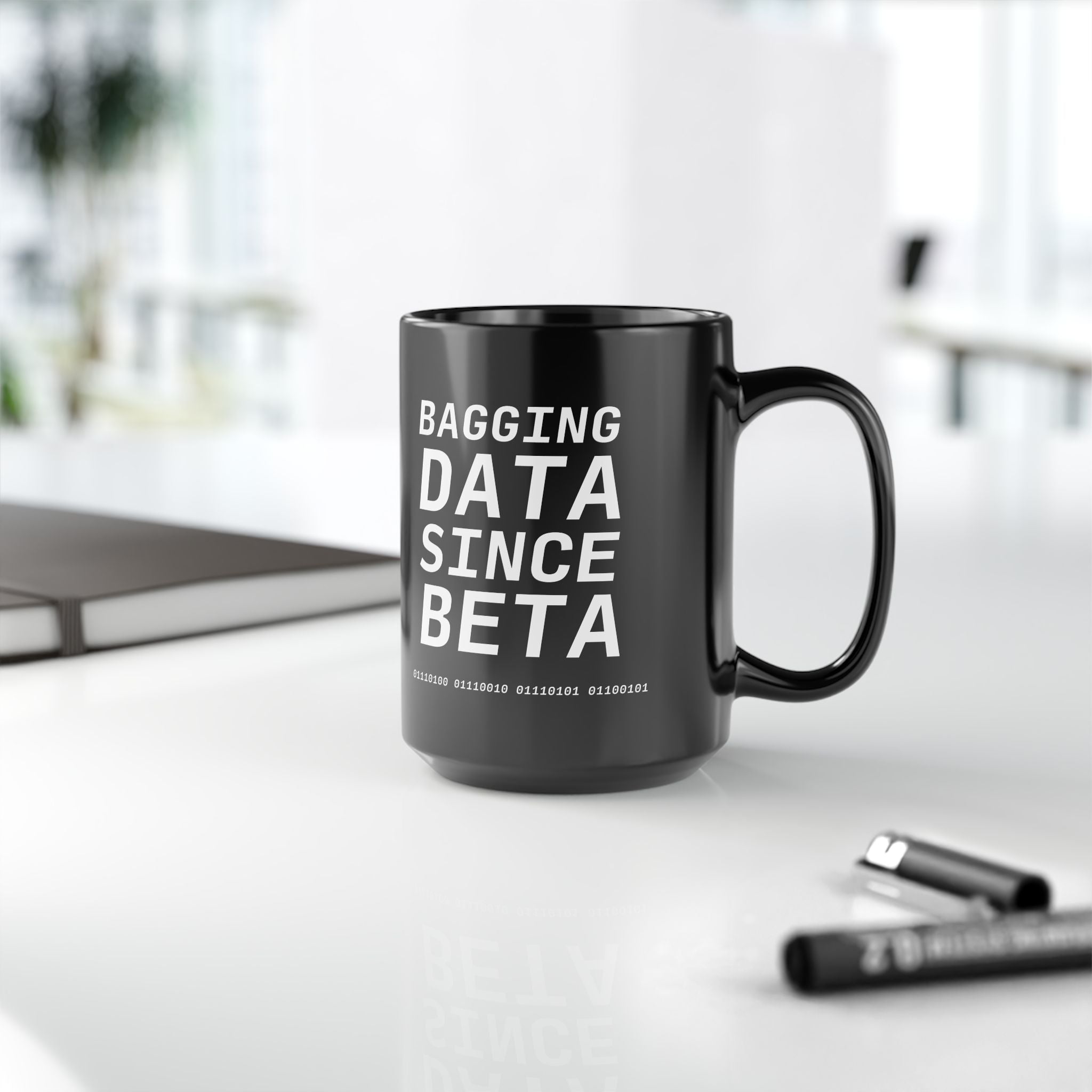 Data Lover's Black Mug